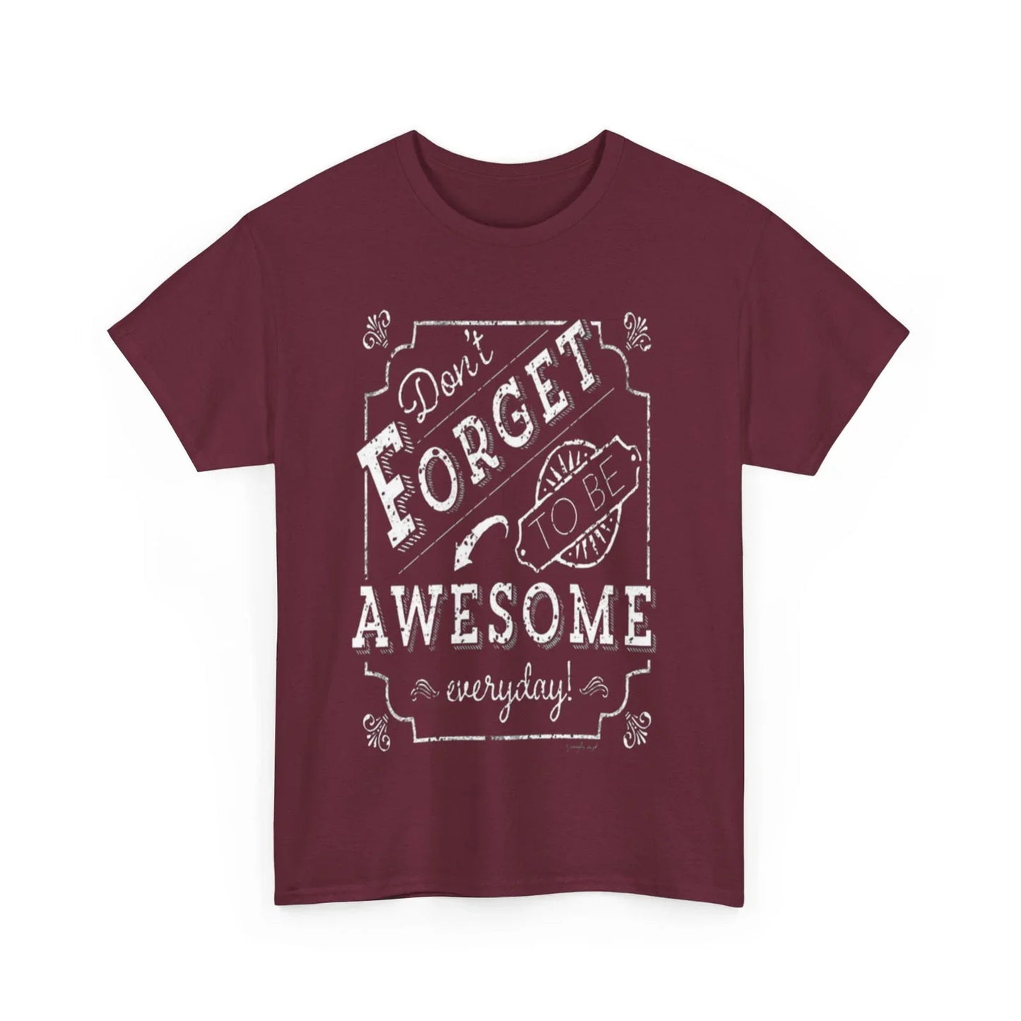 Be awesome Unisex Heavy Cotton Tee - S-Mart Shop Smart Treasures