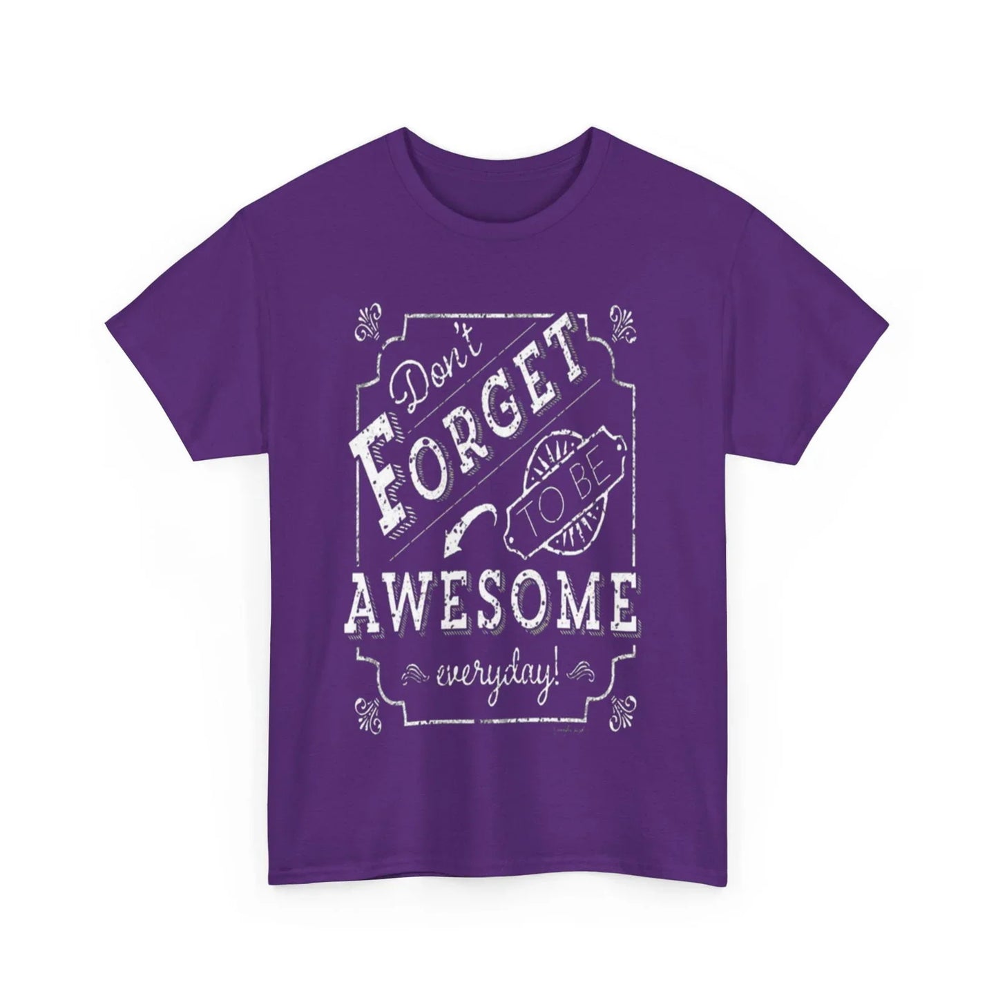 Be awesome Unisex Heavy Cotton Tee - S-Mart Shop Smart Treasures