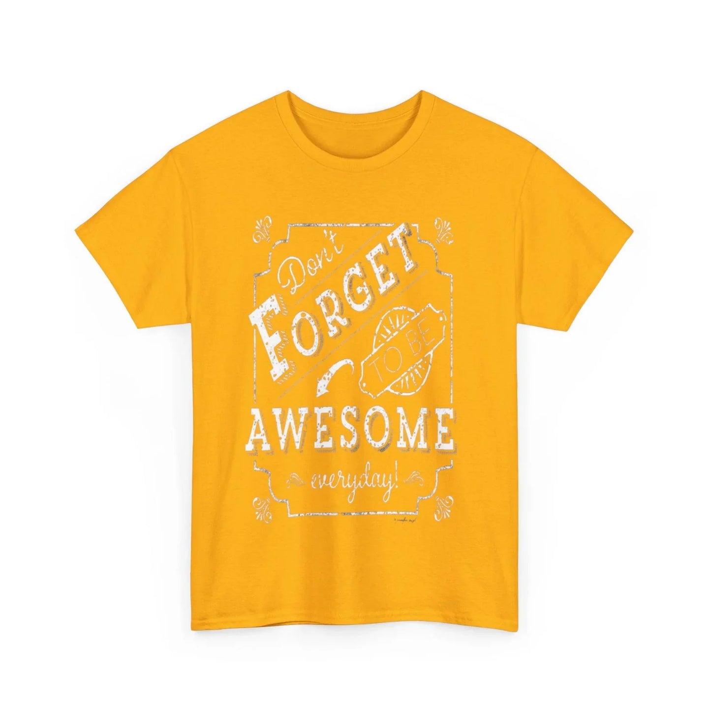 Be awesome Unisex Heavy Cotton Tee - S-Mart Shop Smart Treasures
