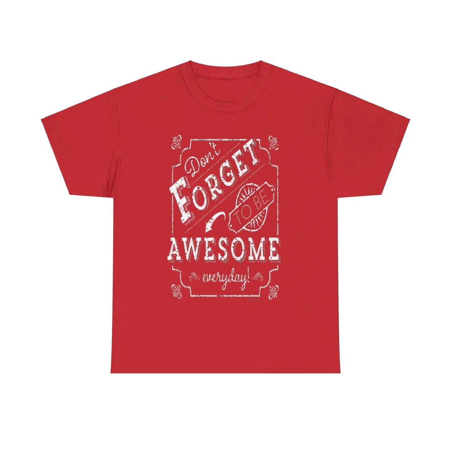 Be awesome Unisex Heavy Cotton Tee - S-Mart Shop Smart Treasures