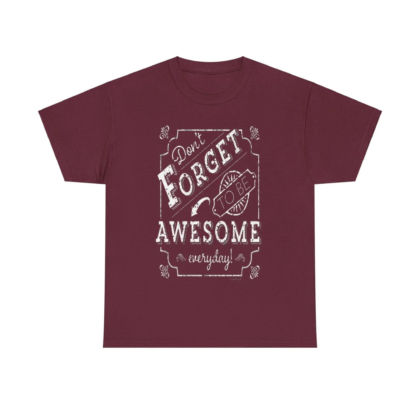 Be awesome Unisex Heavy Cotton Tee - S-Mart Shop Smart Treasures