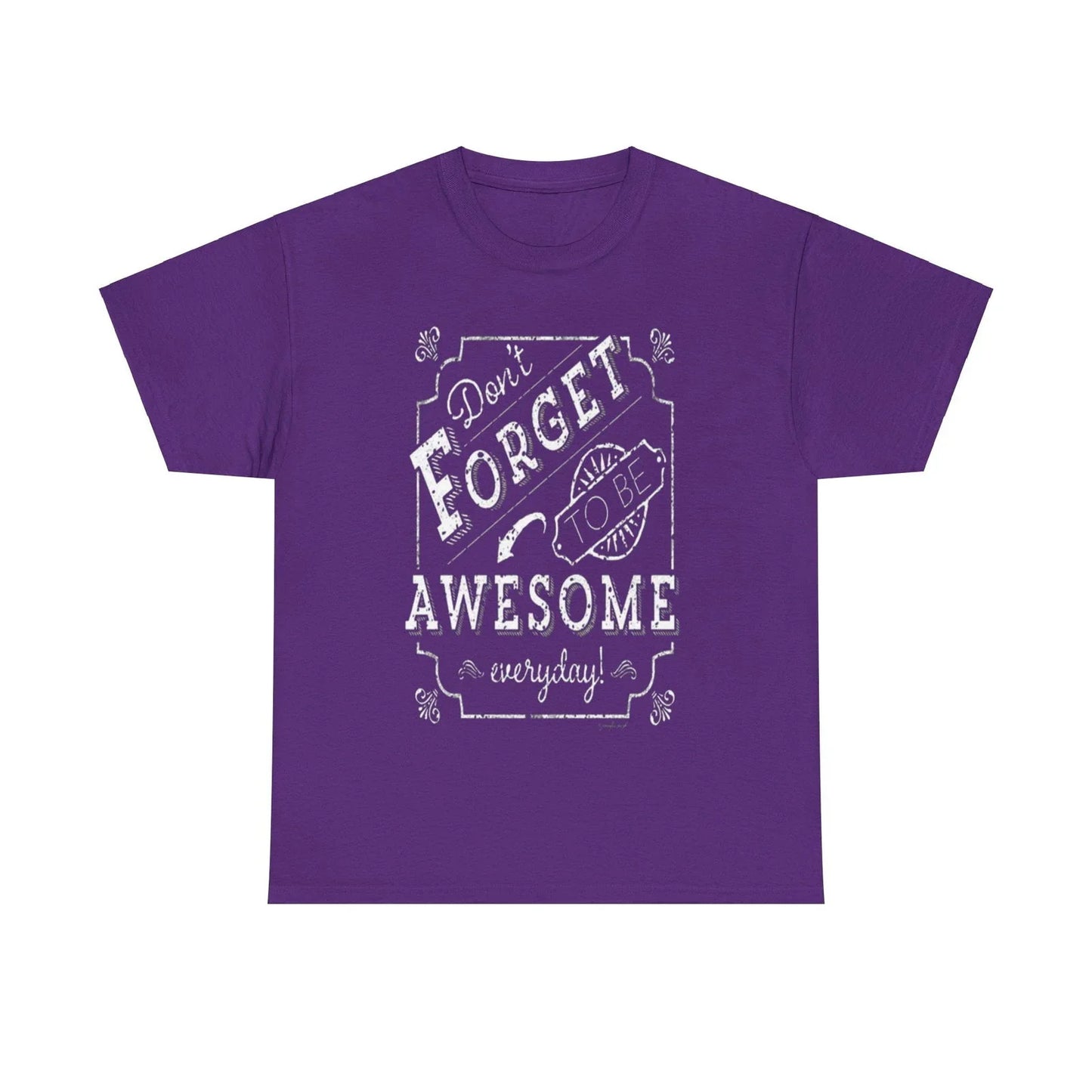 Be awesome Unisex Heavy Cotton Tee - S-Mart Shop Smart Treasures
