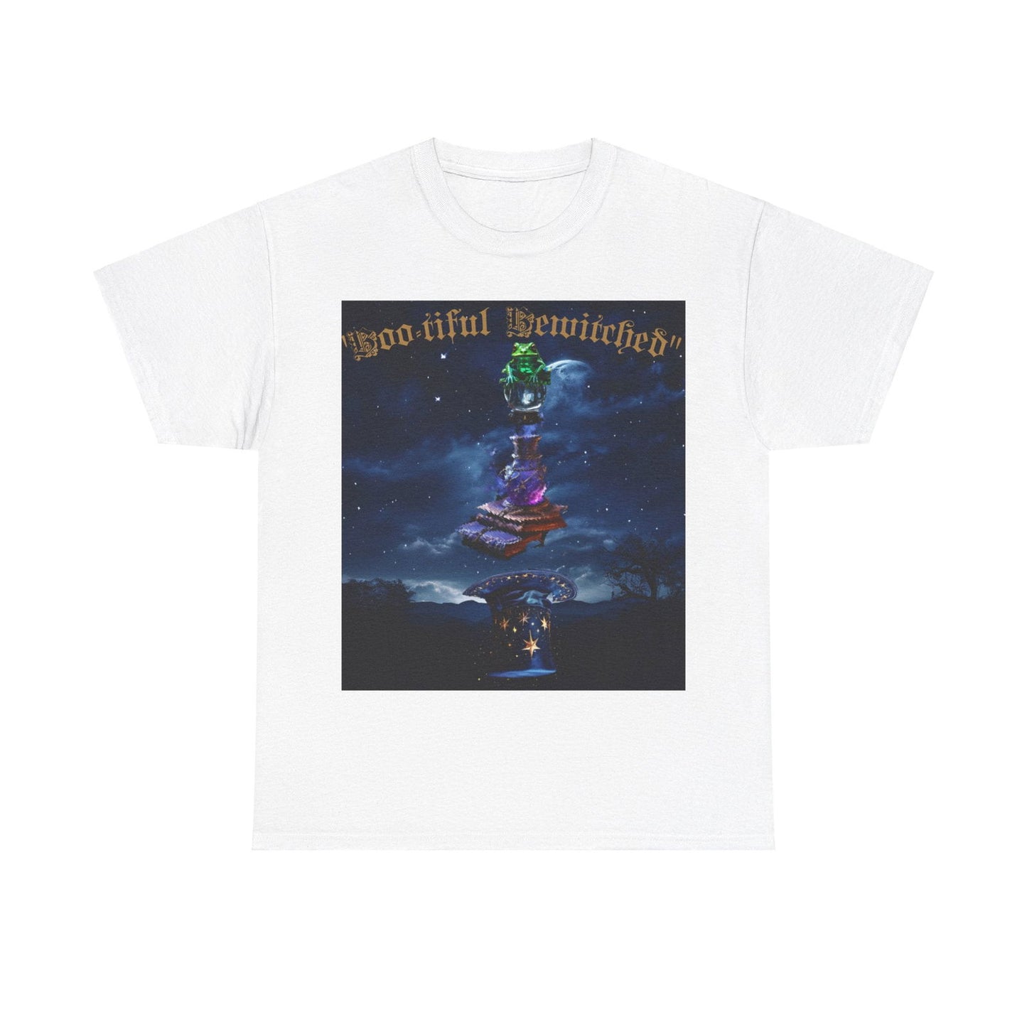 Boo Tiful Bewitched Unisex Heavy Cotton Tee - S-Mart Shop Smart Treasures