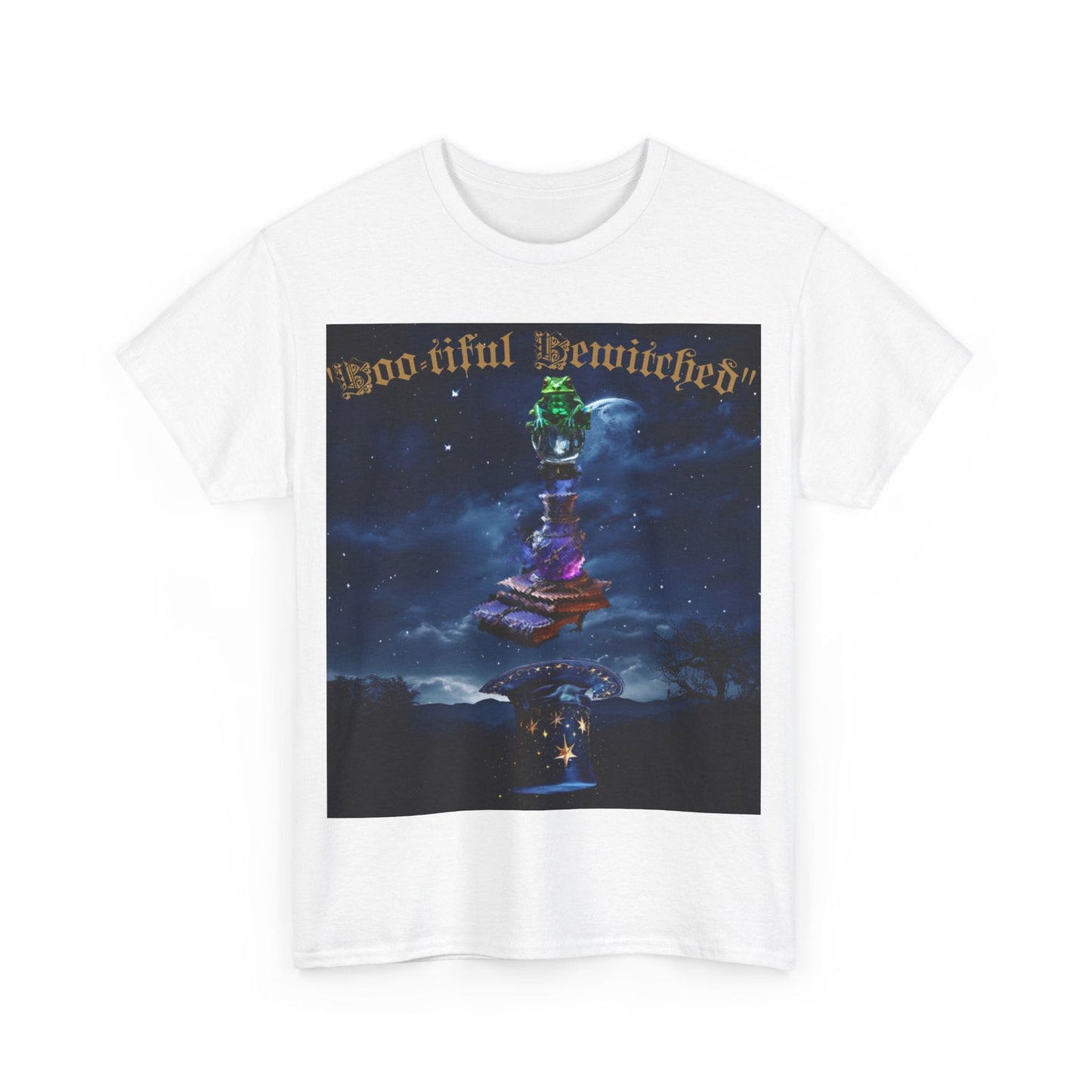 Boo Tiful Bewitched Unisex Heavy Cotton Tee - S-Mart Shop Smart Treasures