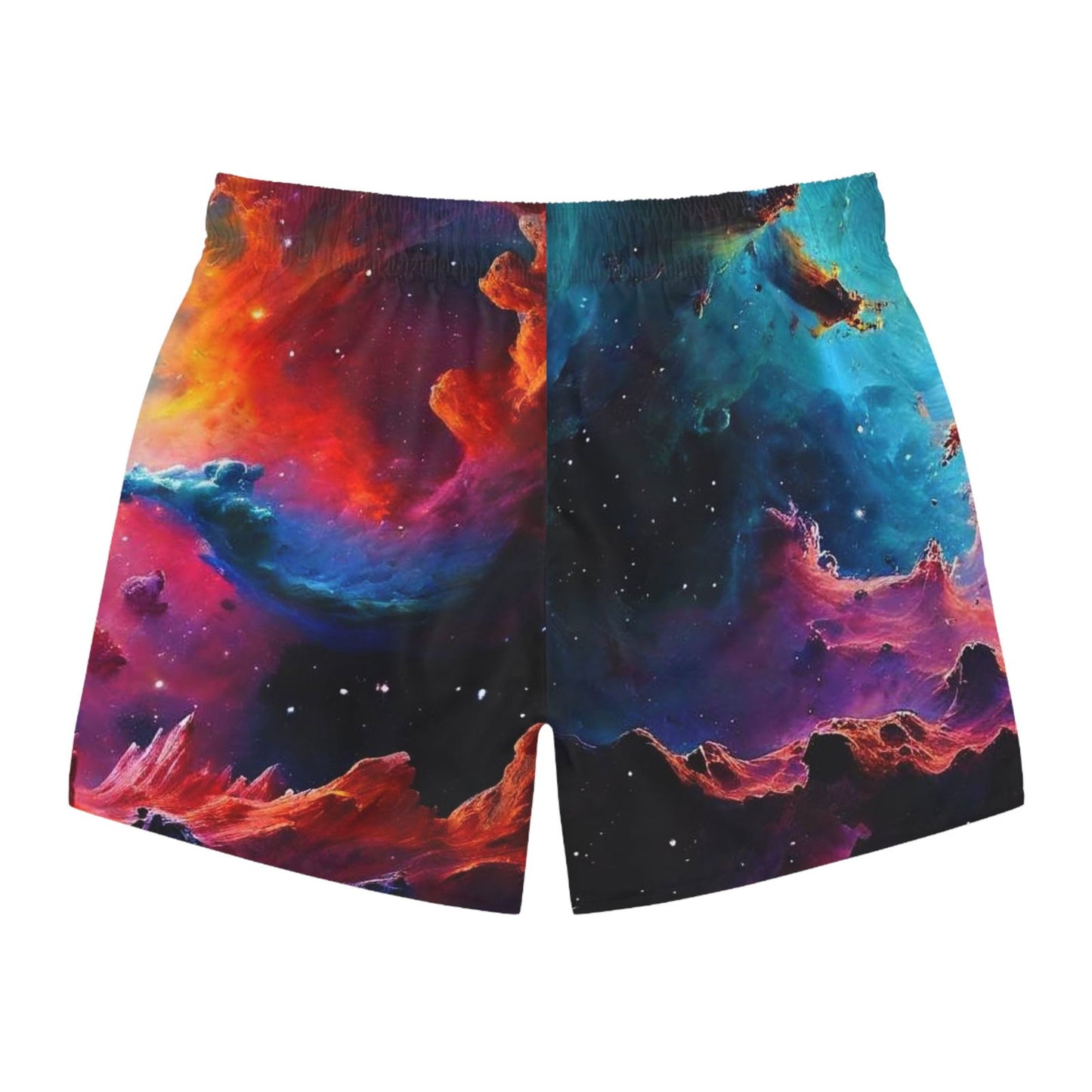 Bright Aurora Swim Trunks (AOP) - S-Mart Shop Smart Treasures