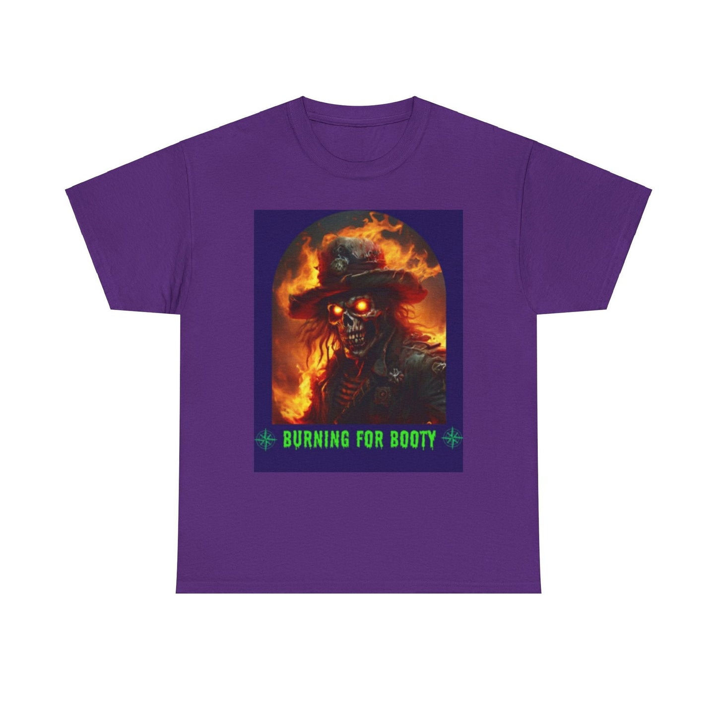 Burning for Booty Halloween Unisex Heavy Cotton Tee - S-Mart Shop Smart Treasures
