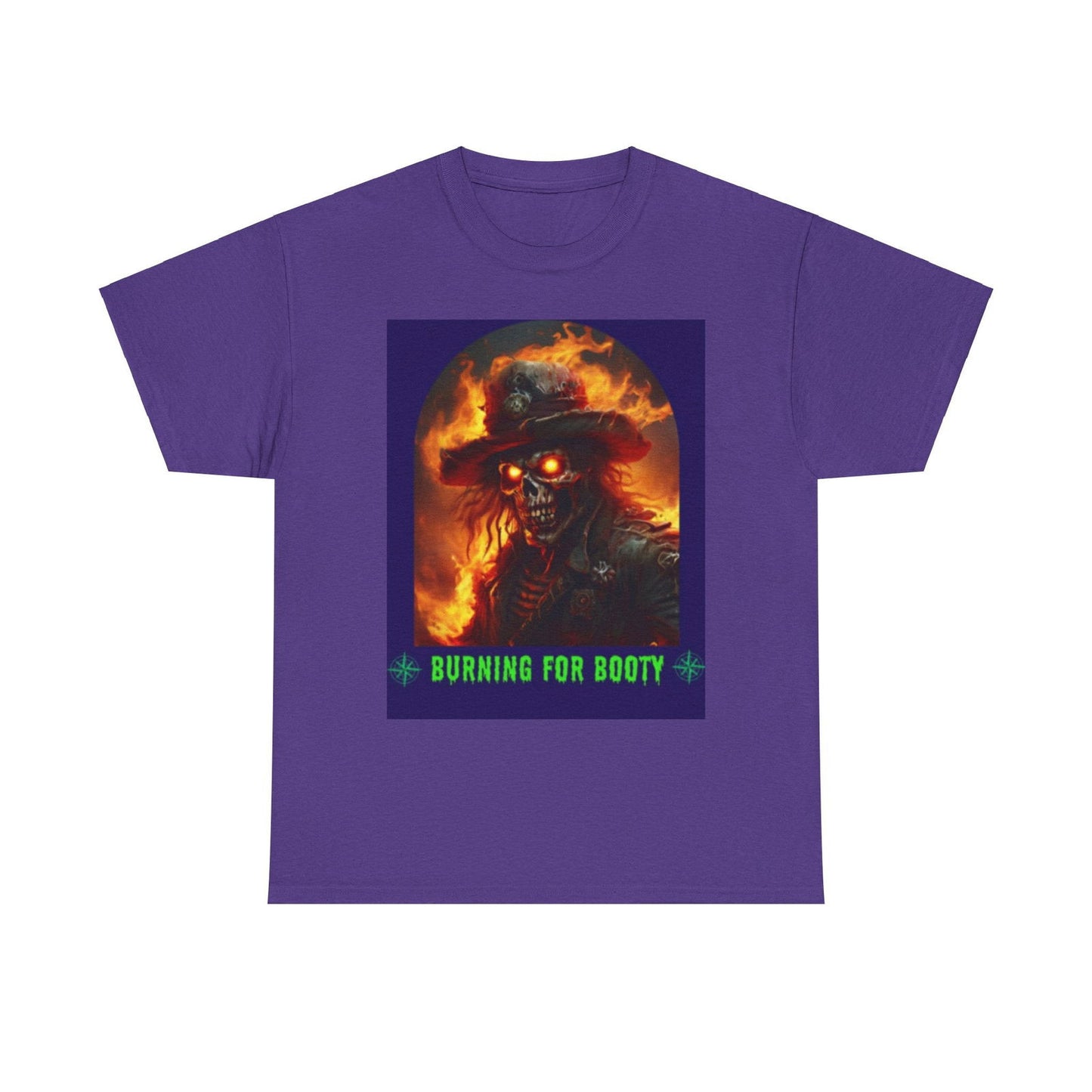 Burning for Booty Halloween Unisex Heavy Cotton Tee - S-Mart Shop Smart Treasures