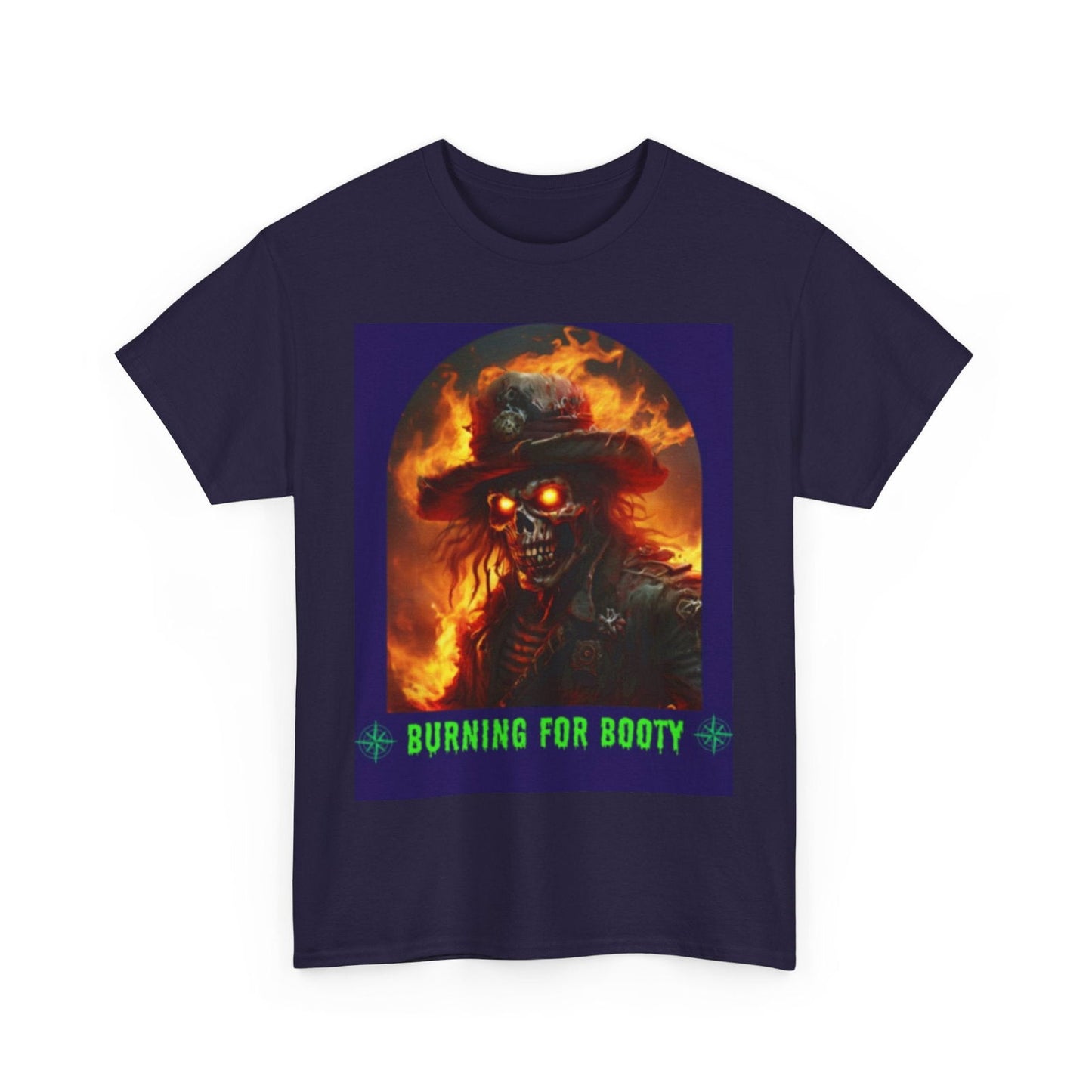 Burning for Booty Halloween Unisex Heavy Cotton Tee - S-Mart Shop Smart Treasures