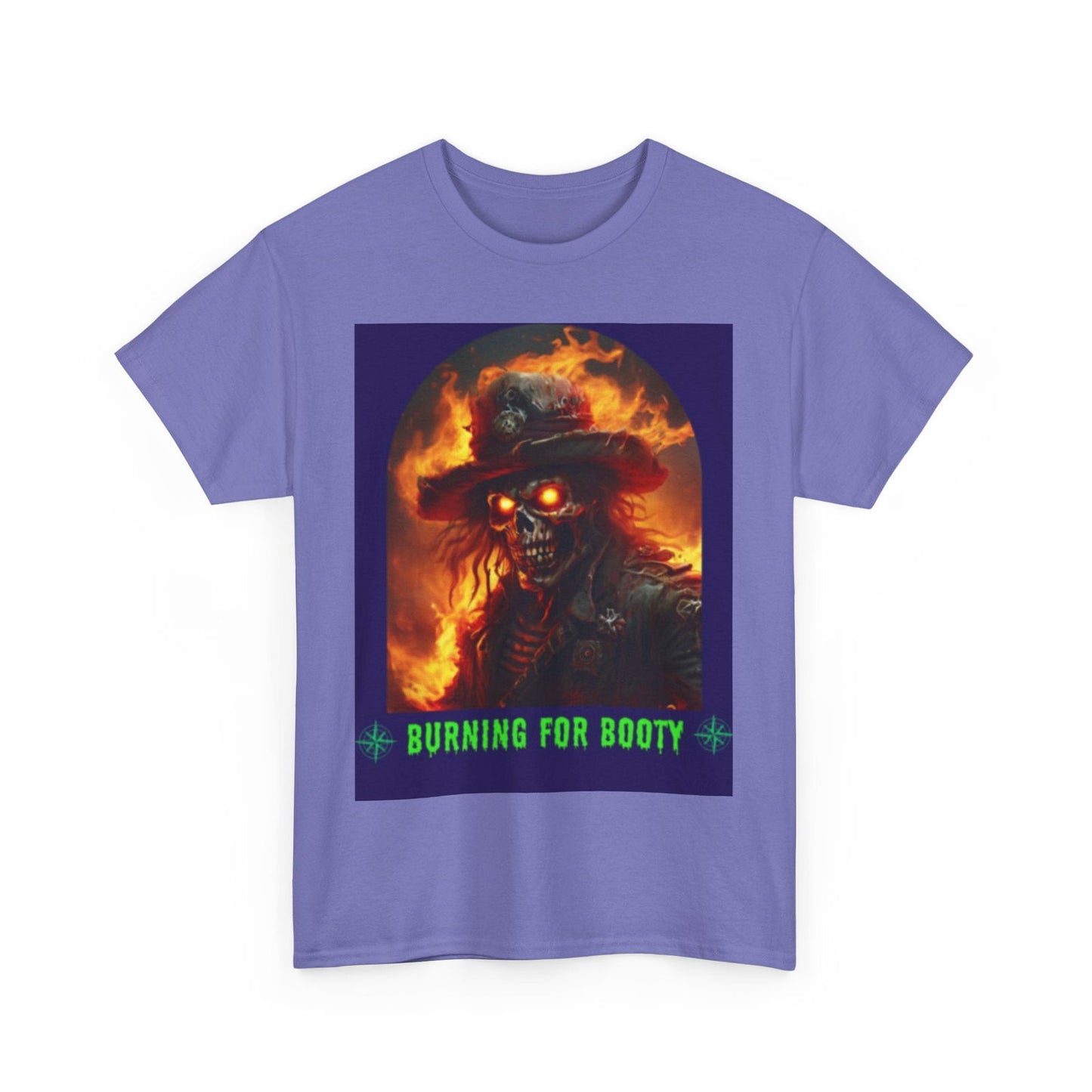 Burning for Booty Halloween Unisex Heavy Cotton Tee - S-Mart Shop Smart Treasures