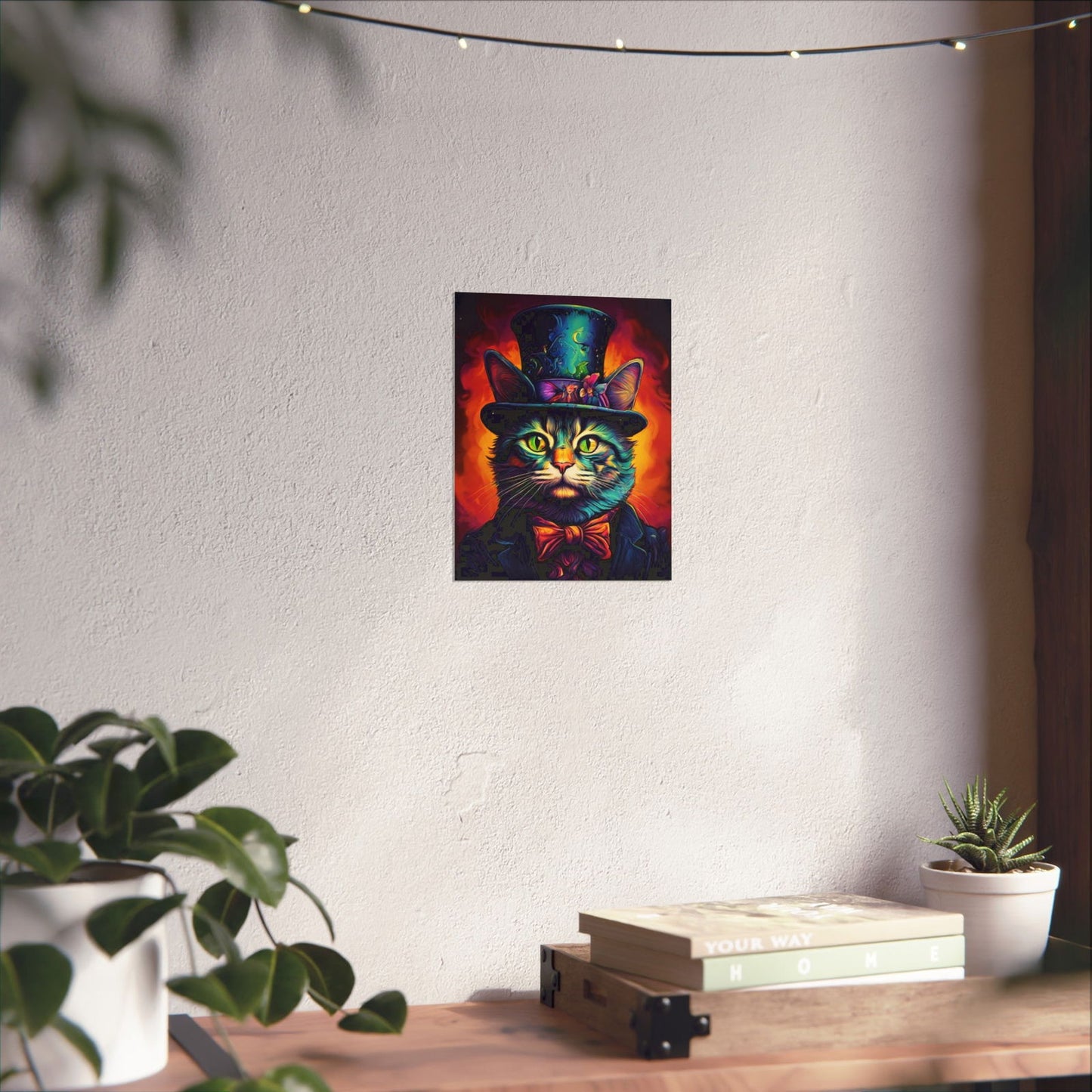 Dapper Cat Fine Art Posters - S-Mart Shop Smart Treasures