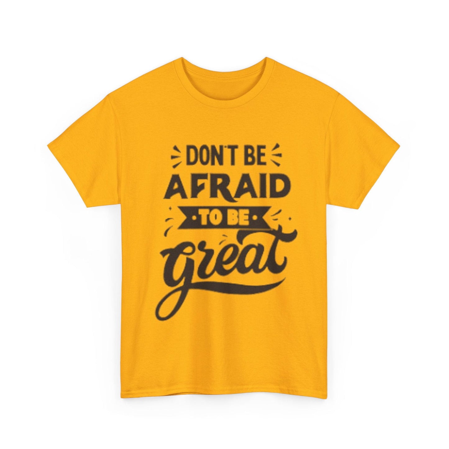 Dont Be Afraid Unisex Heavy Cotton Tee - S-Mart Shop Smart Treasures