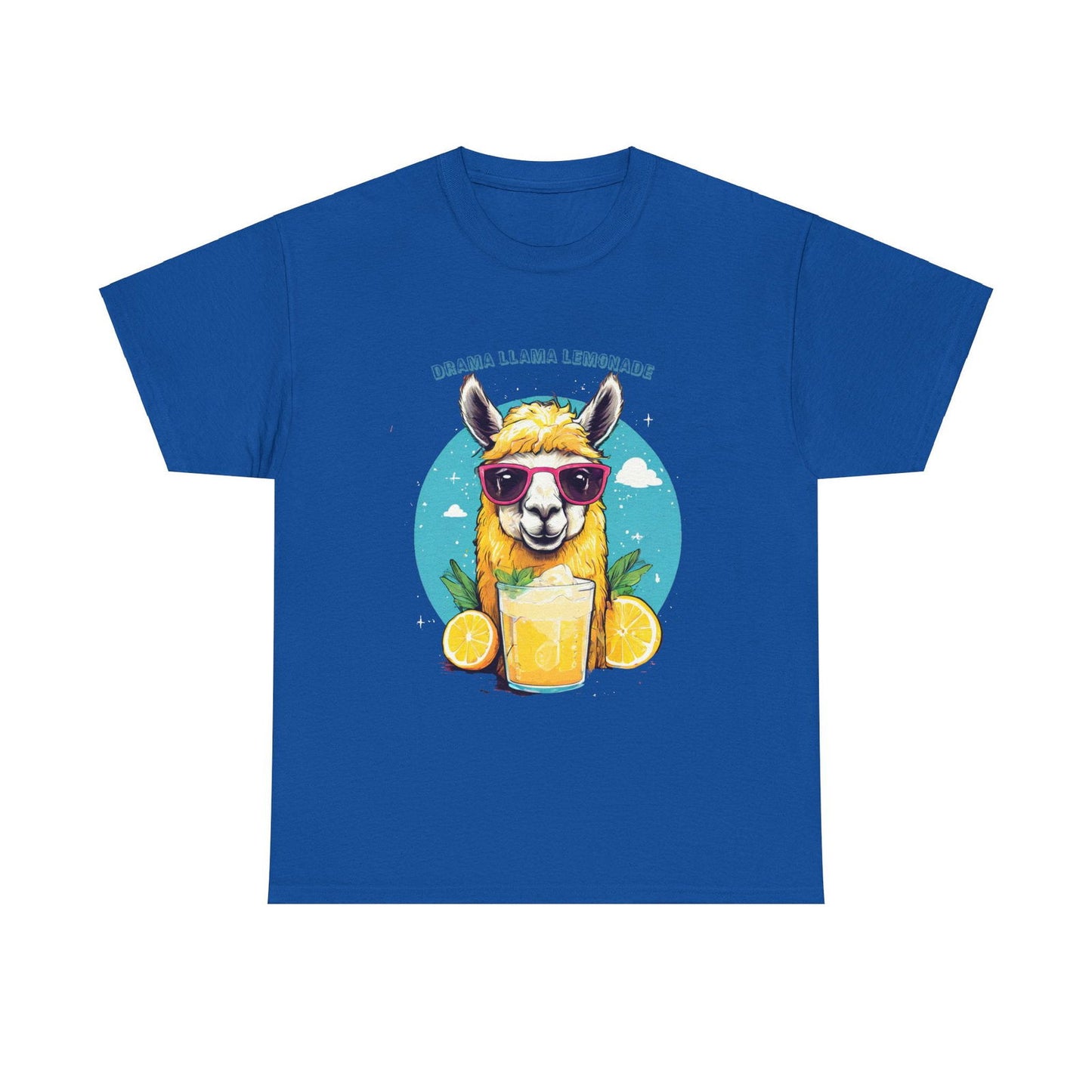 Drama Llama Lemonade Unisex Heavy Cotton Tee - S-Mart Shop Smart Treasures