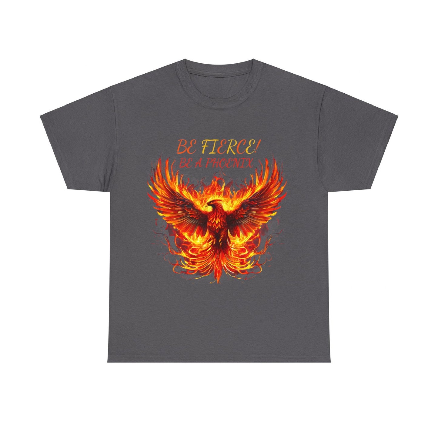 Fierce Like A Phoenix Unisex Heavy Cotton Tee - S-Mart Shop Smart Treasures