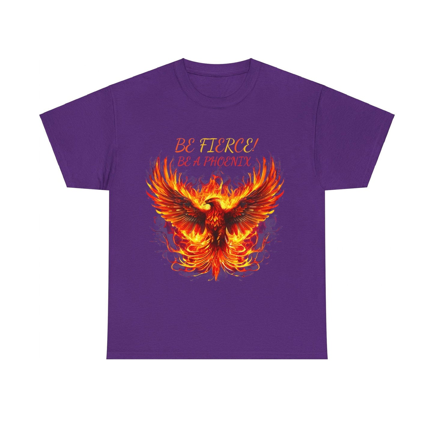 Fierce Like A Phoenix Unisex Heavy Cotton Tee - S-Mart Shop Smart Treasures