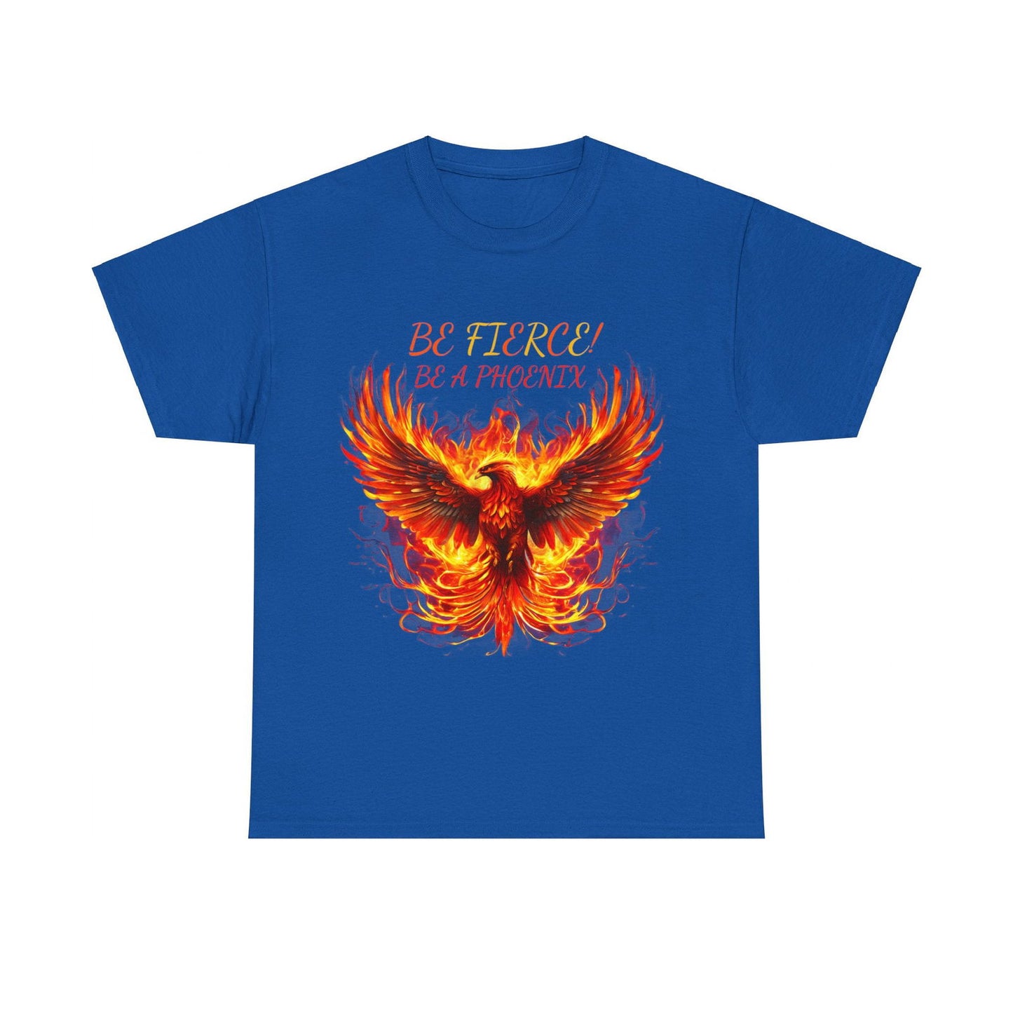 Fierce Like A Phoenix Unisex Heavy Cotton Tee - S-Mart Shop Smart Treasures