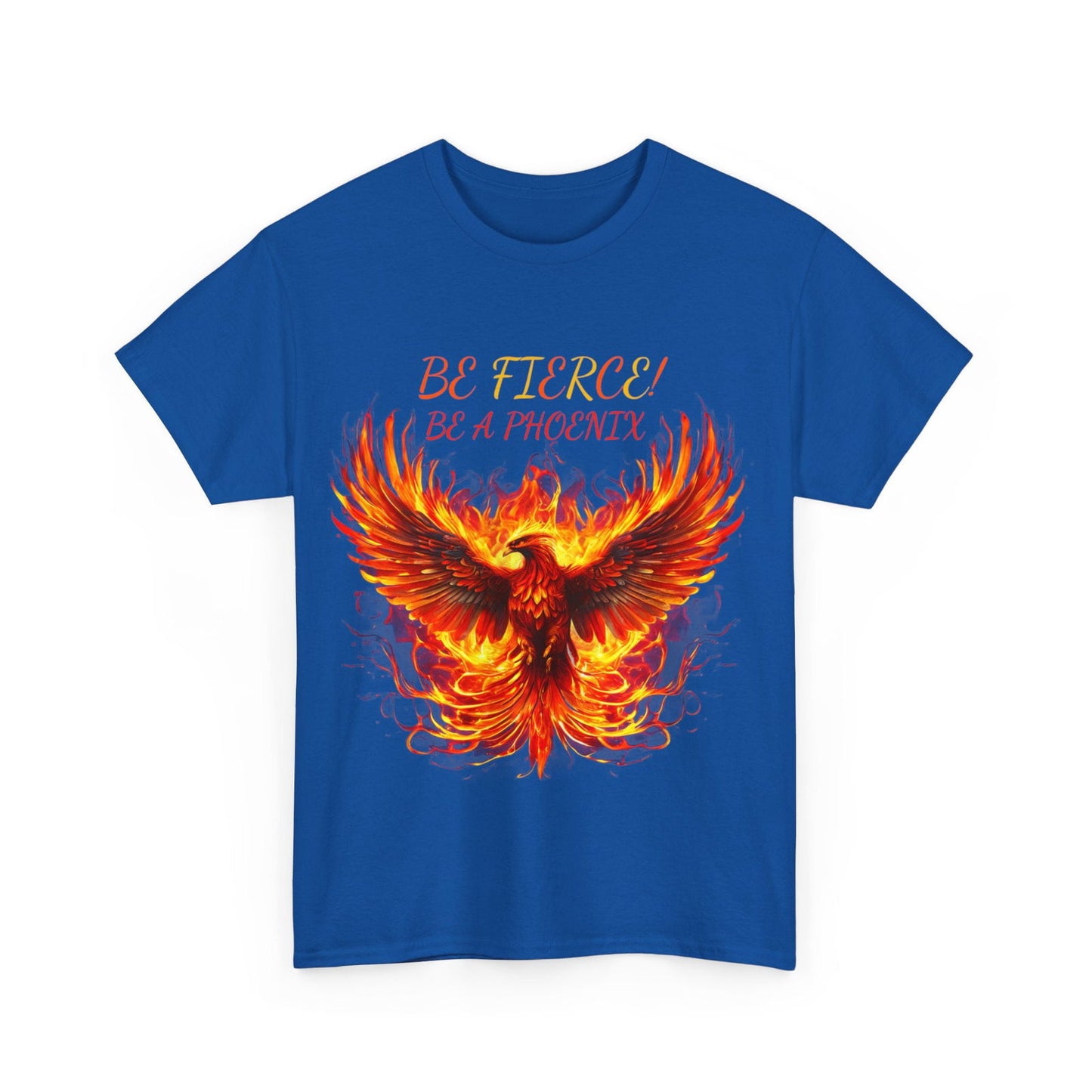 Fierce Like A Phoenix Unisex Heavy Cotton Tee - S-Mart Shop Smart Treasures
