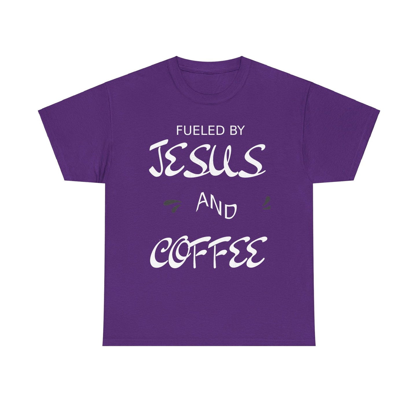 Fueled By Jesus Unisex Heavy Cotton Tee - S-Mart Shop Smart Treasures