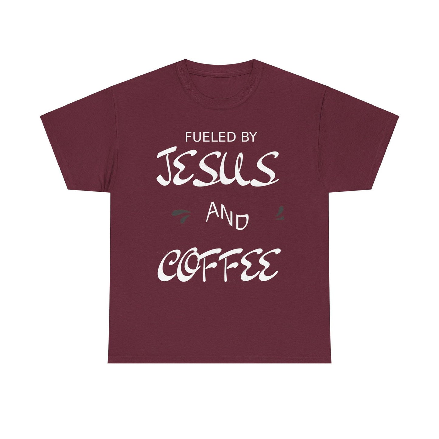 Fueled By Jesus Unisex Heavy Cotton Tee - S-Mart Shop Smart Treasures