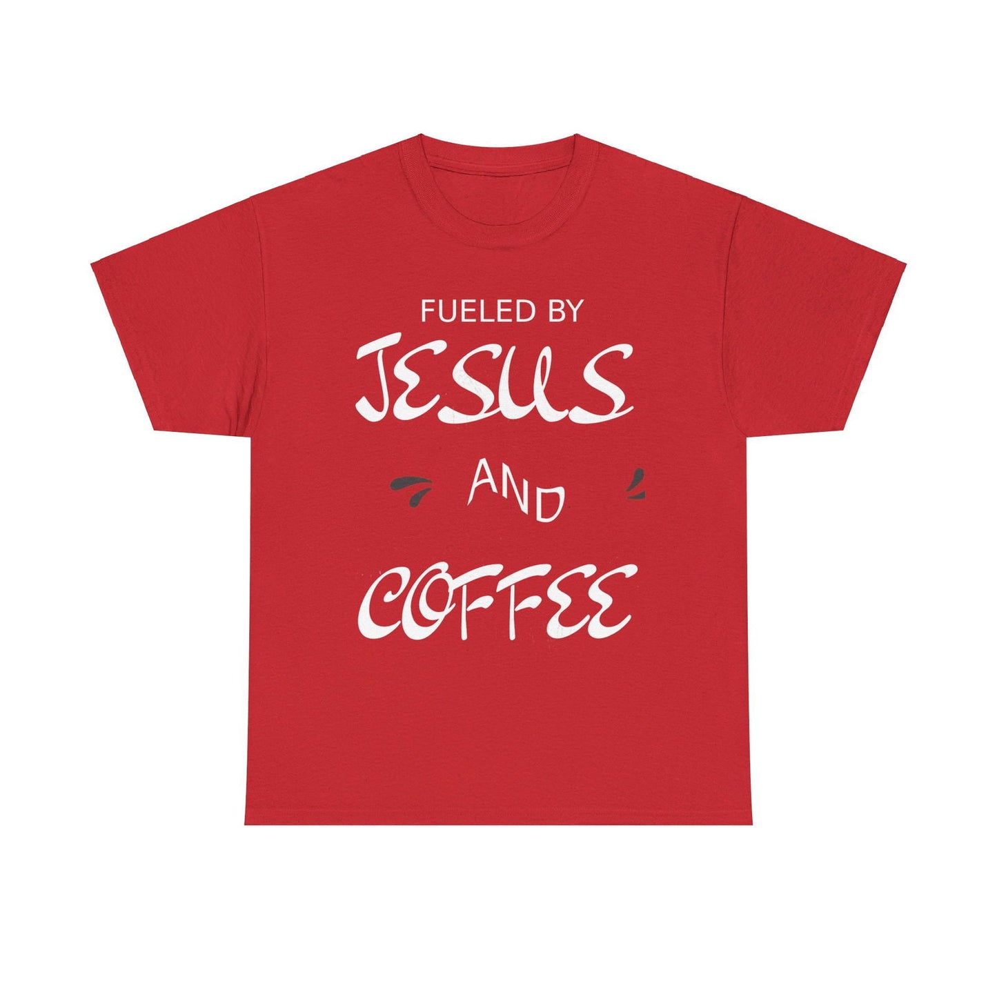 Fueled By Jesus Unisex Heavy Cotton Tee - S-Mart Shop Smart Treasures