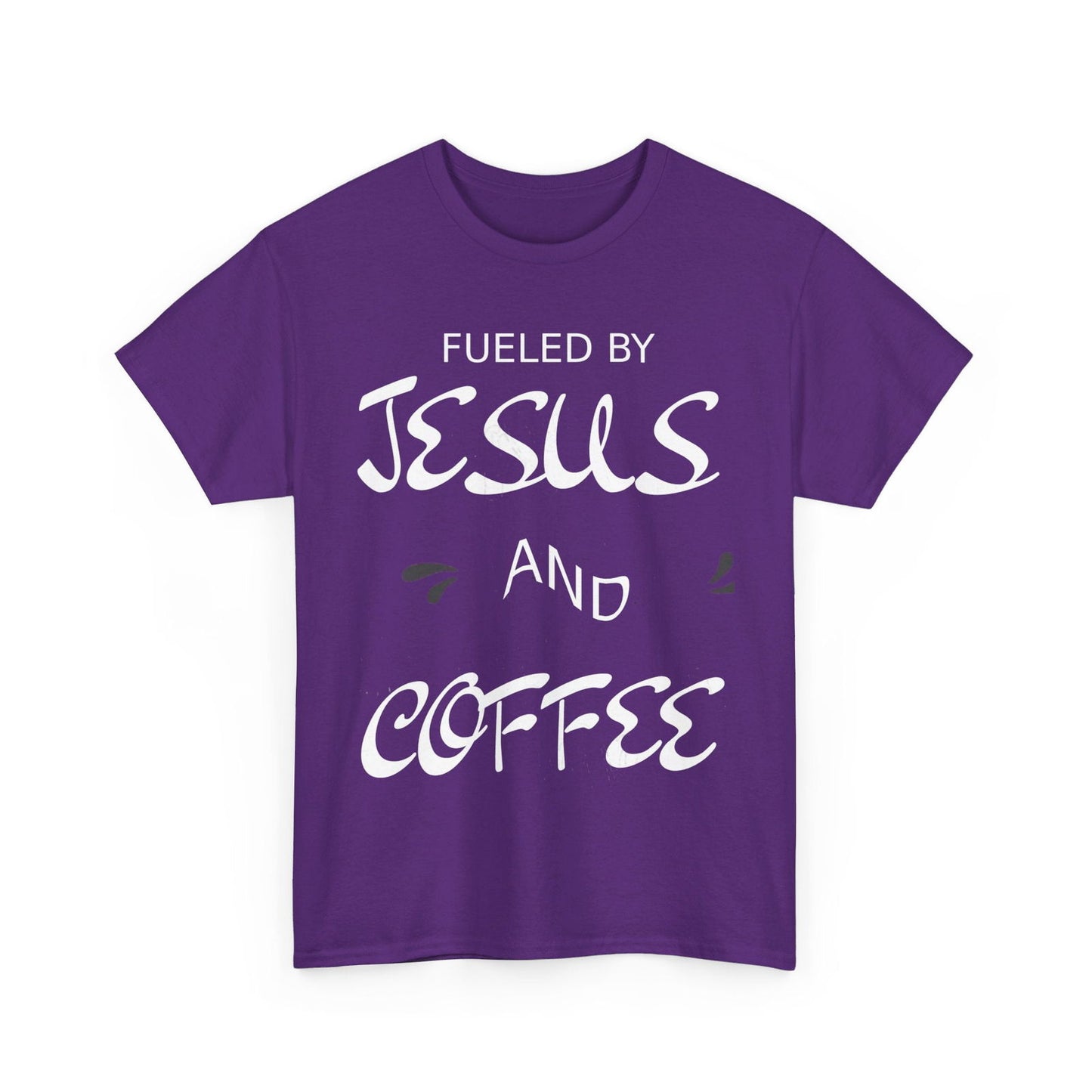 Fueled By Jesus Unisex Heavy Cotton Tee - S-Mart Shop Smart Treasures