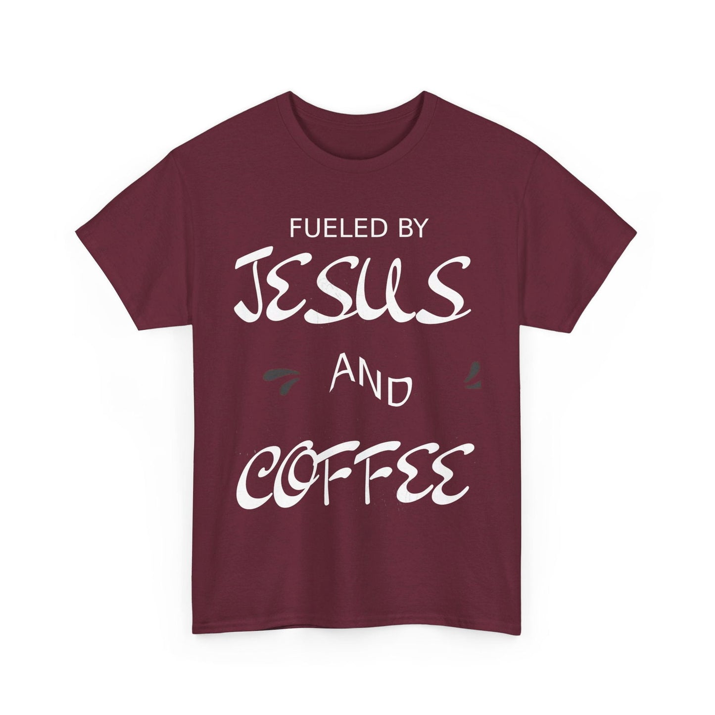 Fueled By Jesus Unisex Heavy Cotton Tee - S-Mart Shop Smart Treasures