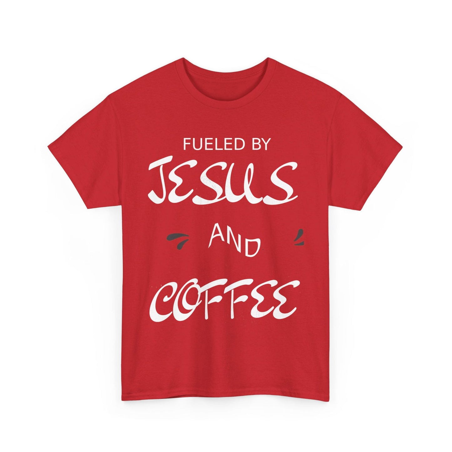 Fueled By Jesus Unisex Heavy Cotton Tee - S-Mart Shop Smart Treasures