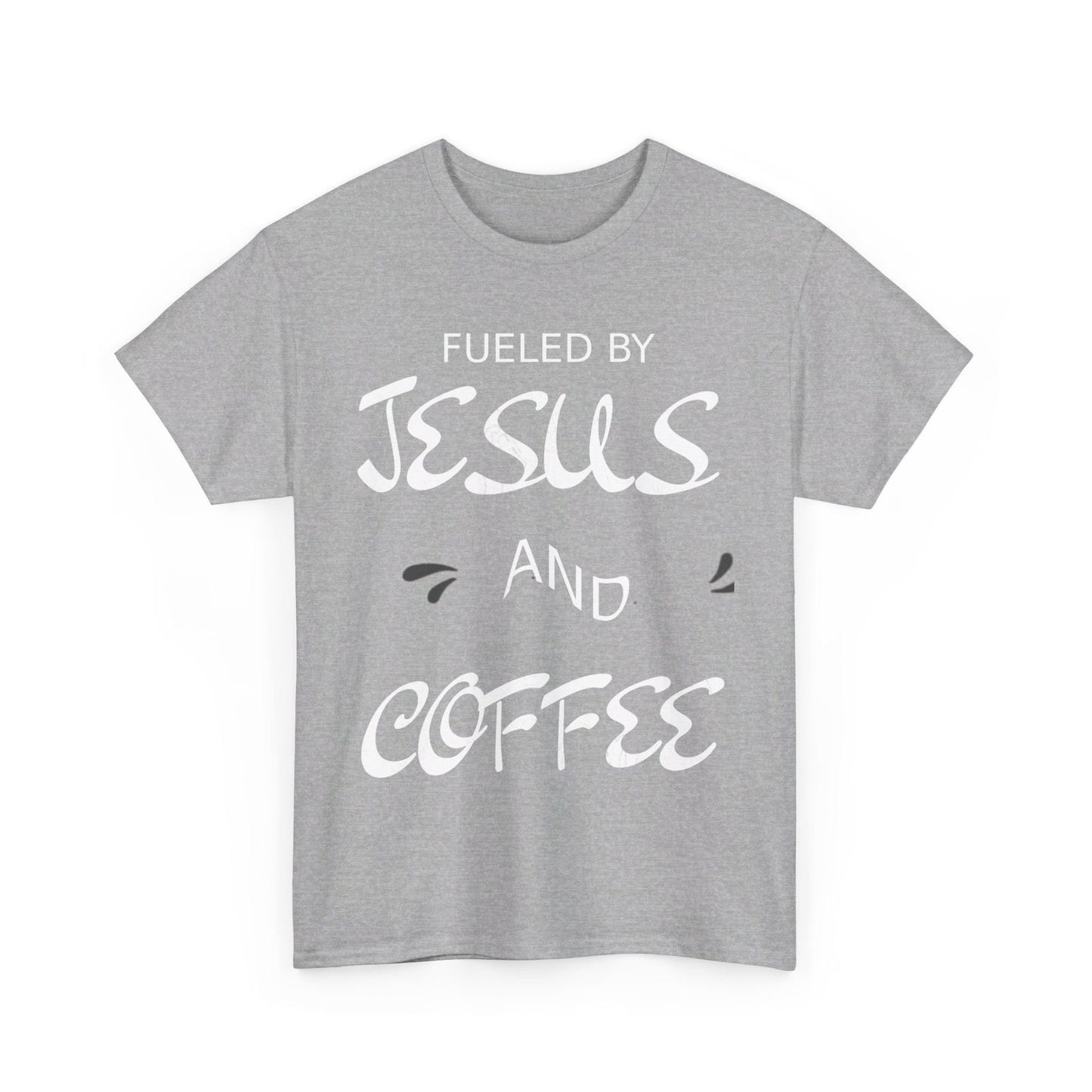 Fueled By Jesus Unisex Heavy Cotton Tee - S-Mart Shop Smart Treasures