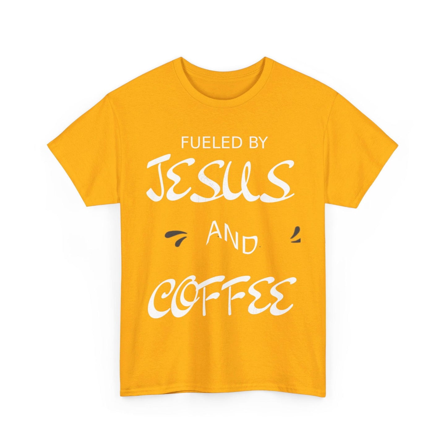 Fueled By Jesus Unisex Heavy Cotton Tee - S-Mart Shop Smart Treasures
