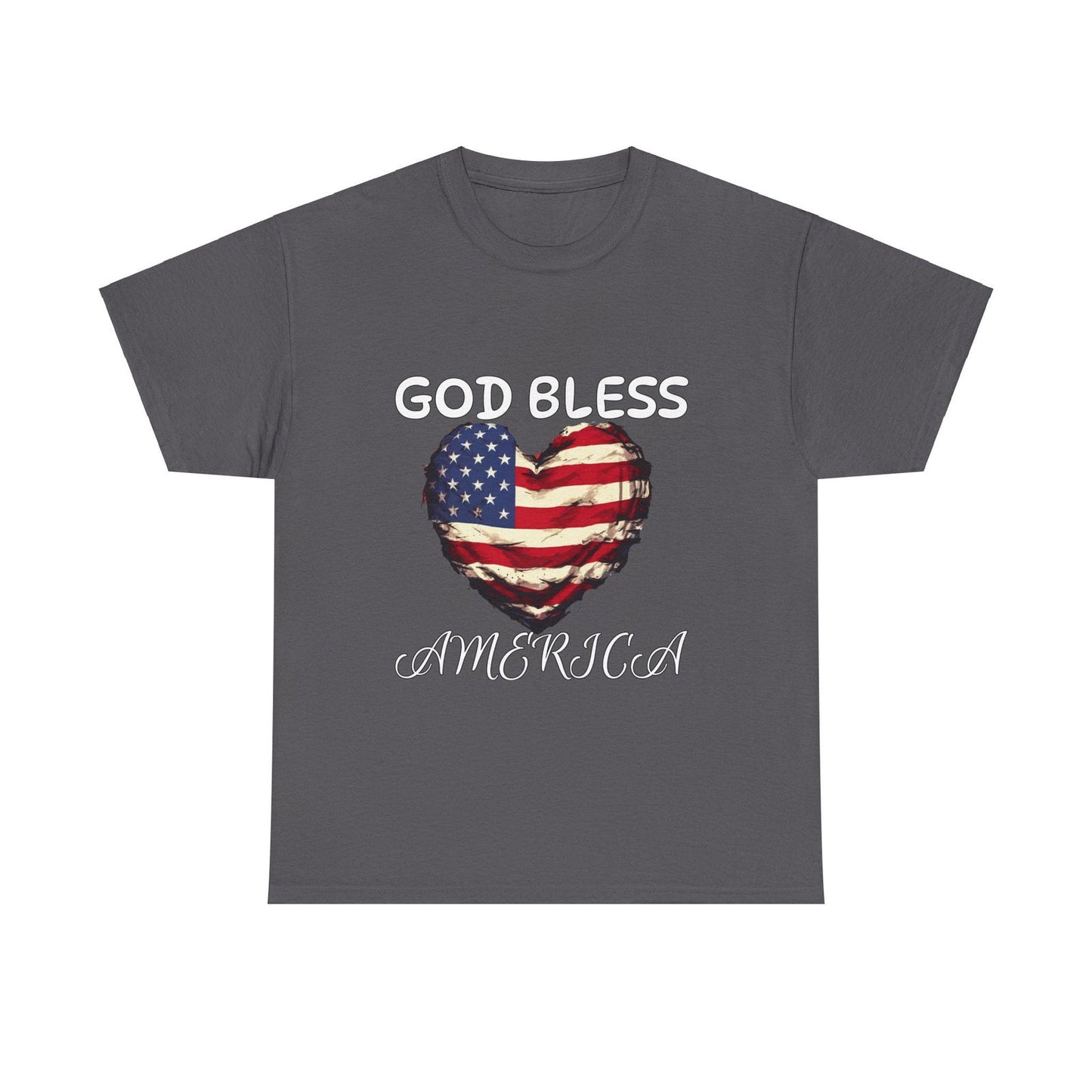 God Bless America Unisex Heavy Cotton Tee - S-Mart Shop Smart Treasures