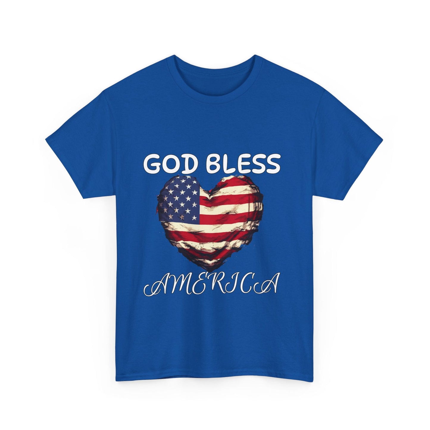 God Bless America Unisex Heavy Cotton Tee - S-Mart Shop Smart Treasures