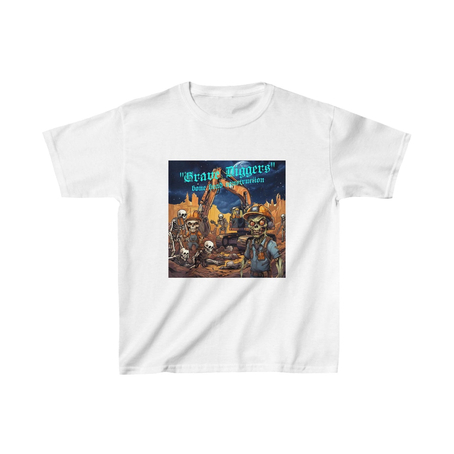 Grave Digger Parody Kids Heavy Cotton™ Tee - S-Mart Shop Smart Treasures