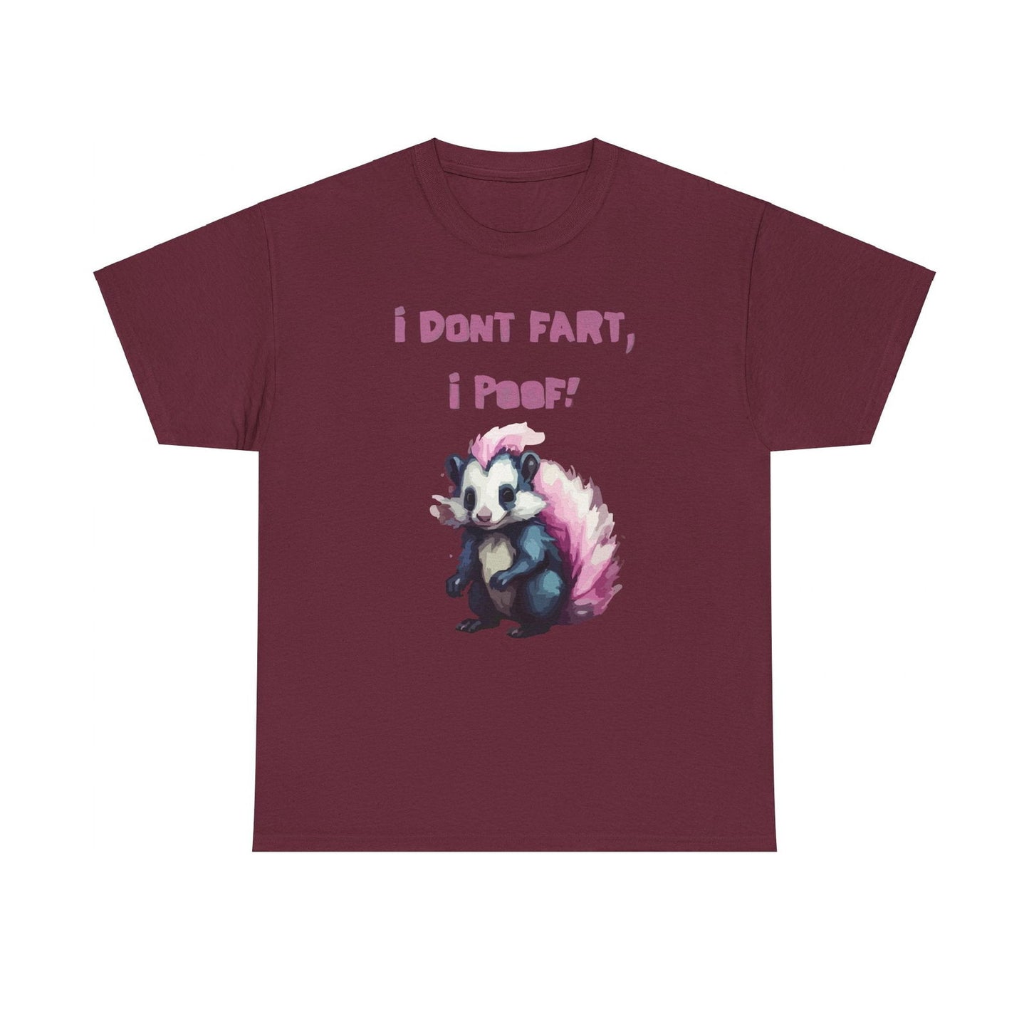 I Dont Fart I Poof Unisex Heavy Cotton Tee - S-Mart Shop Smart Treasures