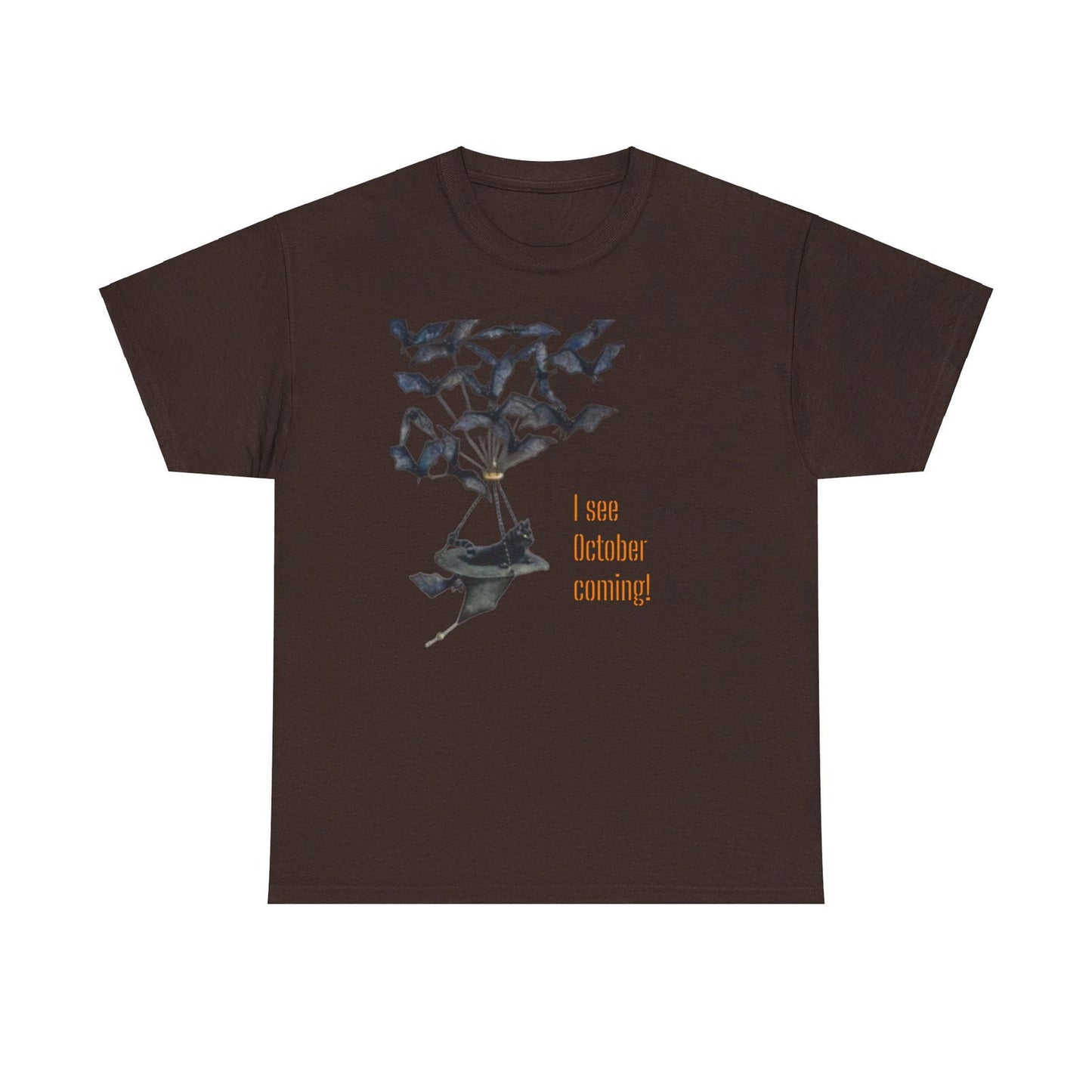 I See October Coming Unisex Heavy Cotton Tee - S-Mart Shop Smart Treasures