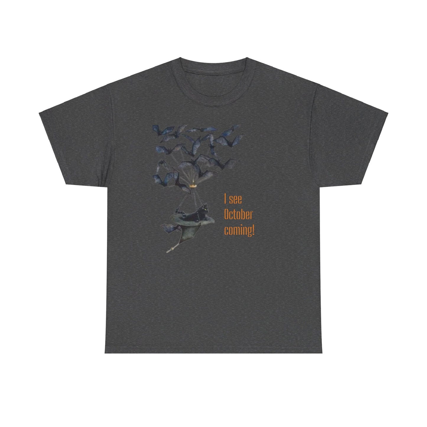 I See October Coming Unisex Heavy Cotton Tee - S-Mart Shop Smart Treasures