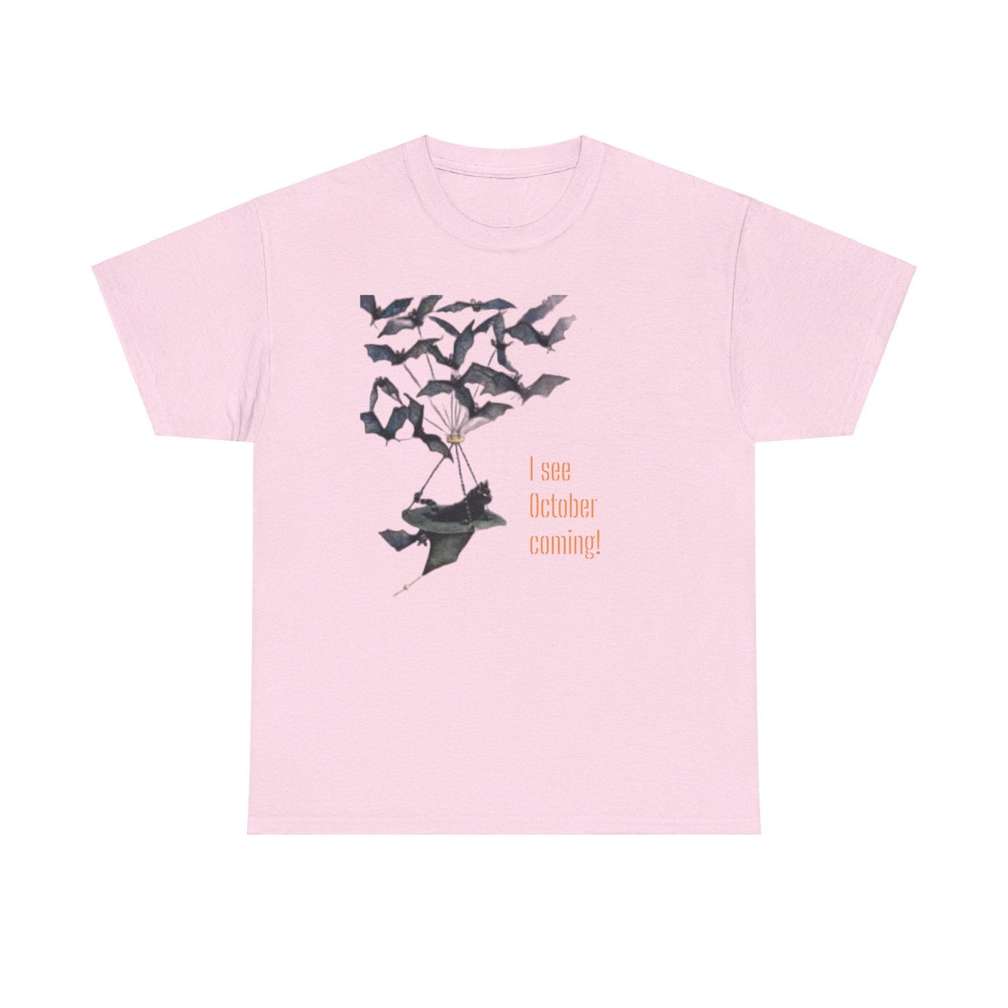 I See October Coming Unisex Heavy Cotton Tee - S-Mart Shop Smart Treasures