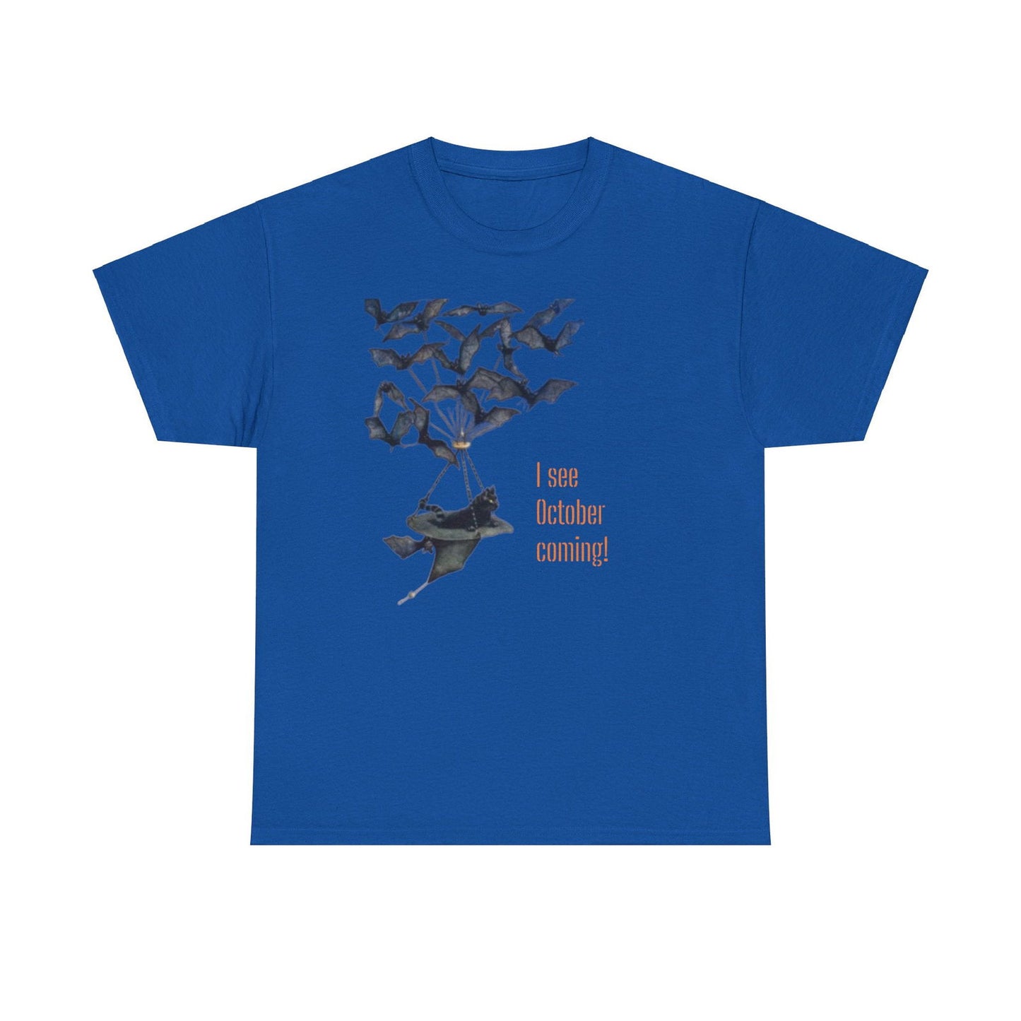 I See October Coming Unisex Heavy Cotton Tee - S-Mart Shop Smart Treasures