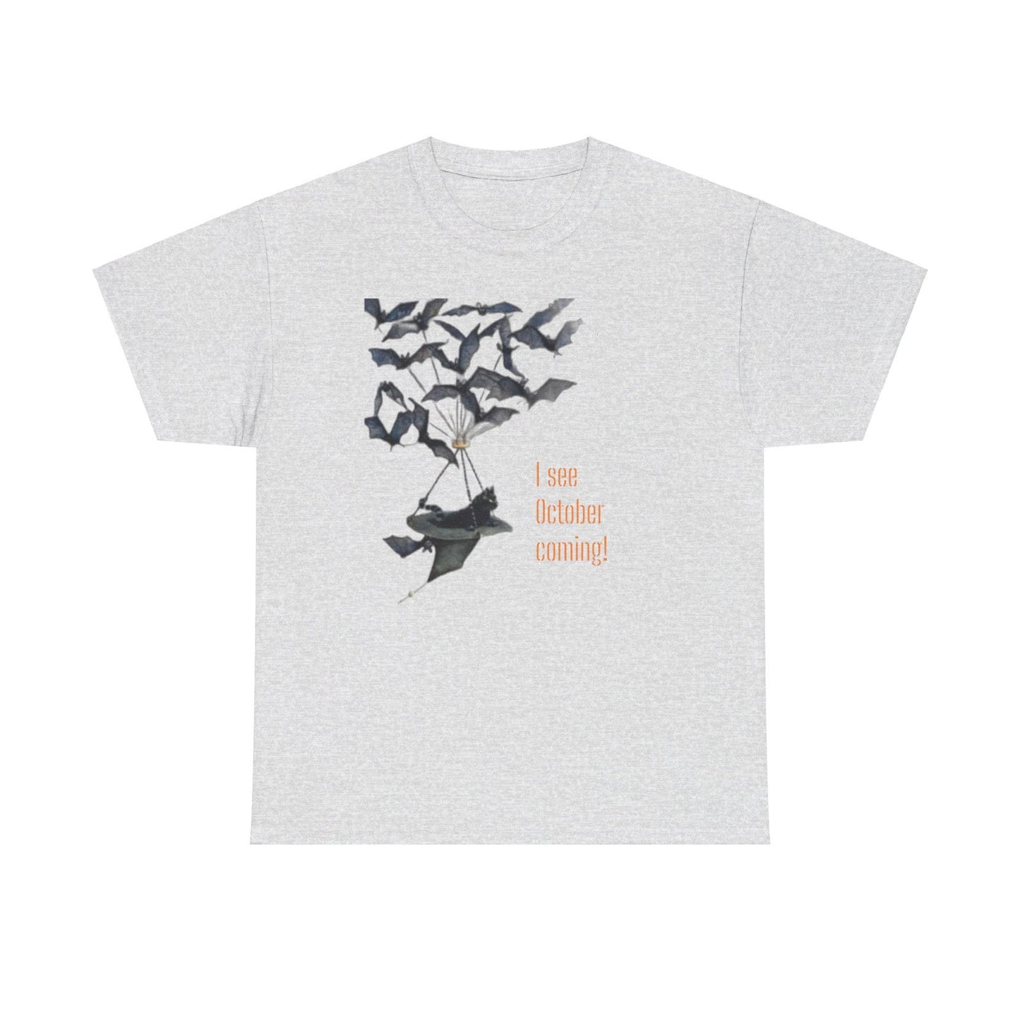 I See October Coming Unisex Heavy Cotton Tee - S-Mart Shop Smart Treasures