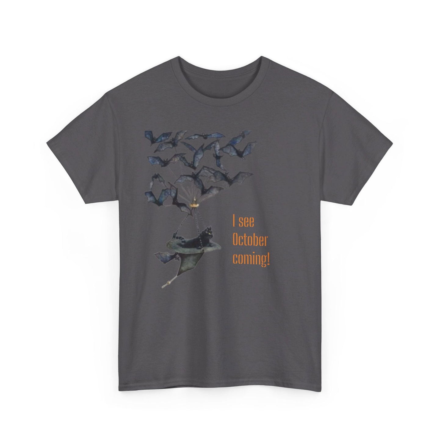 I See October Coming Unisex Heavy Cotton Tee - S-Mart Shop Smart Treasures