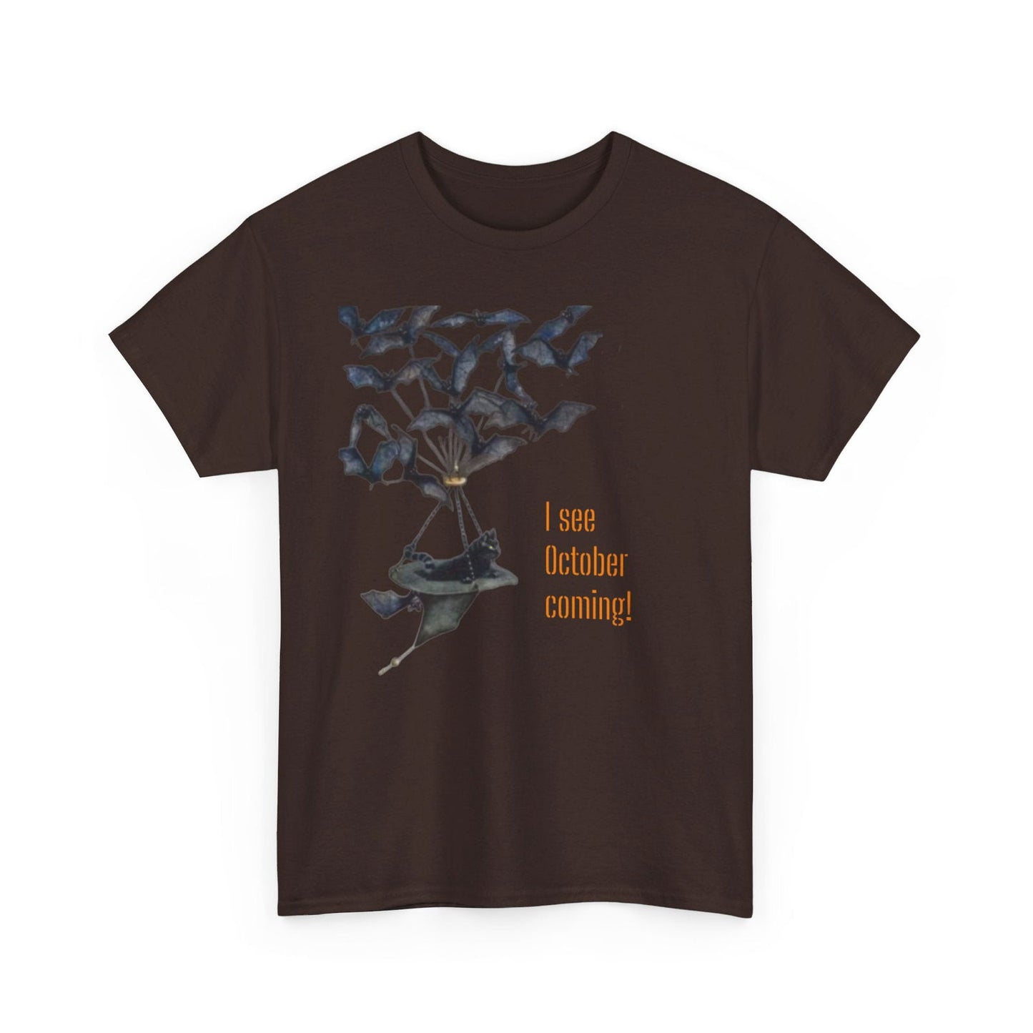 I See October Coming Unisex Heavy Cotton Tee - S-Mart Shop Smart Treasures