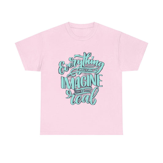 Imagine Unisex Heavy Cotton Tee - S-Mart Shop Smart Treasures