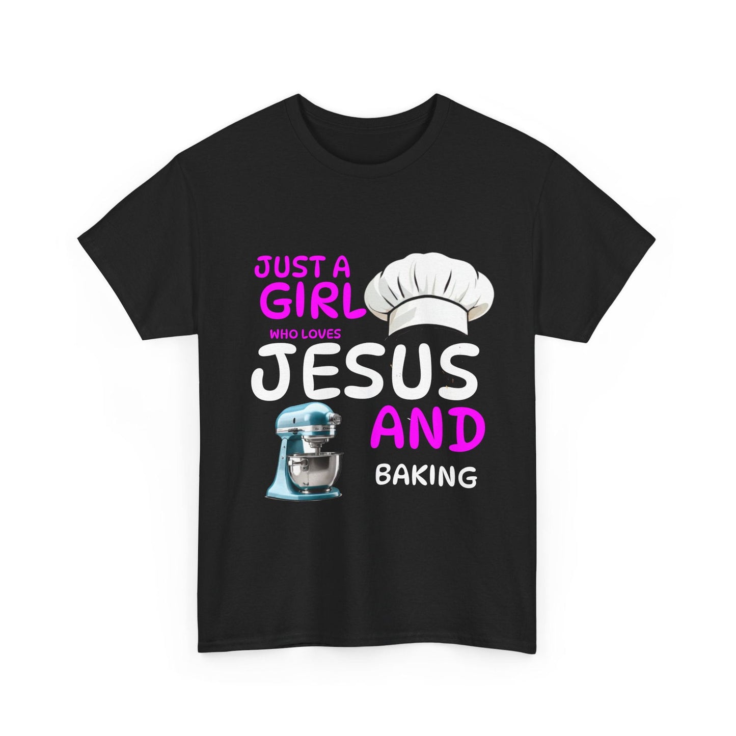 Jesus and Baking Unisex Heavy Cotton Tee - S-Mart Shop Smart Treasures