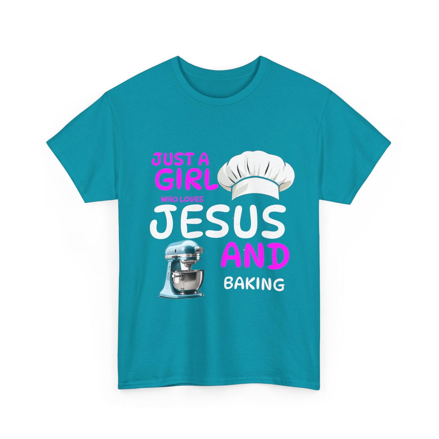 Jesus and Baking Unisex Heavy Cotton Tee - S-Mart Shop Smart Treasures