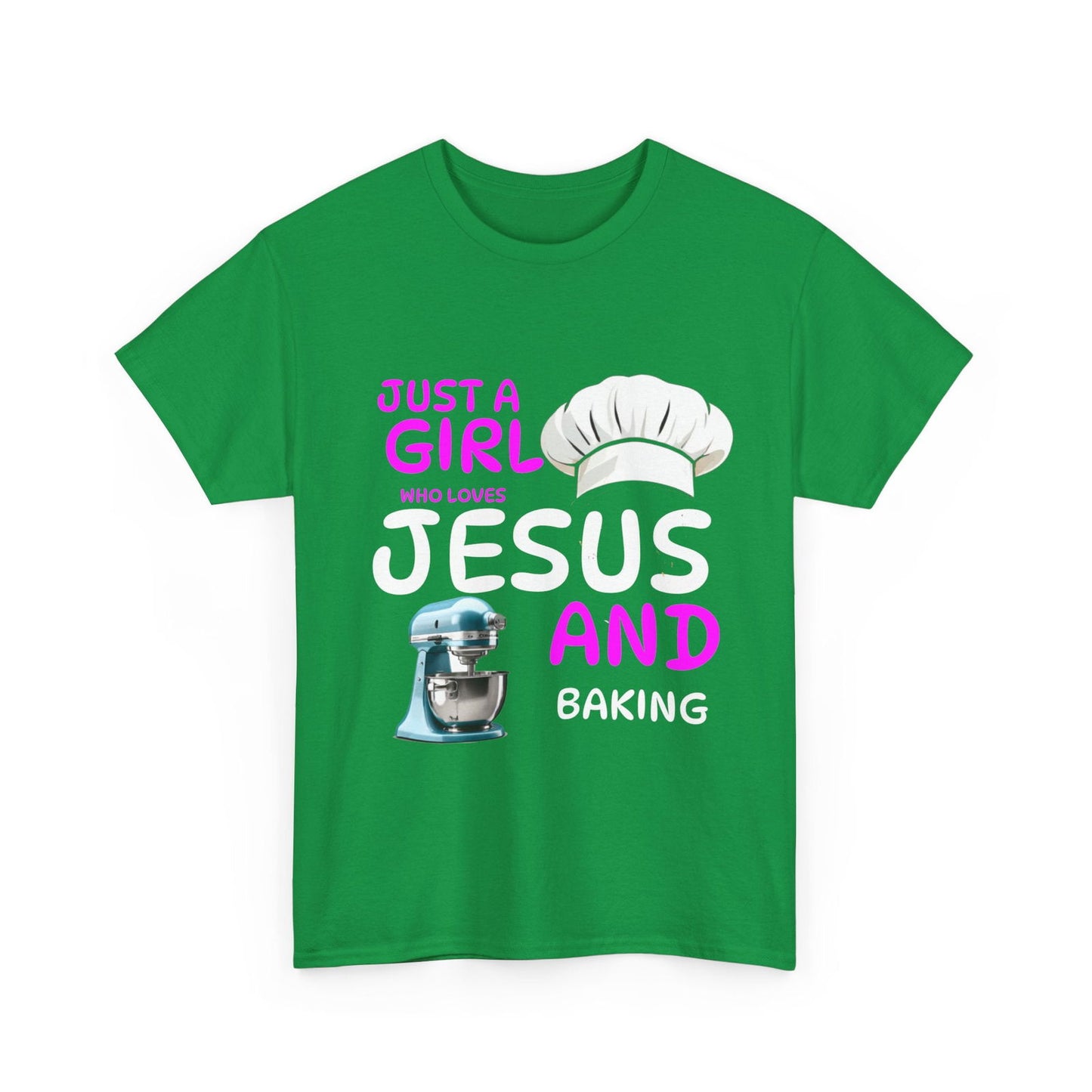 Jesus and Baking Unisex Heavy Cotton Tee - S-Mart Shop Smart Treasures