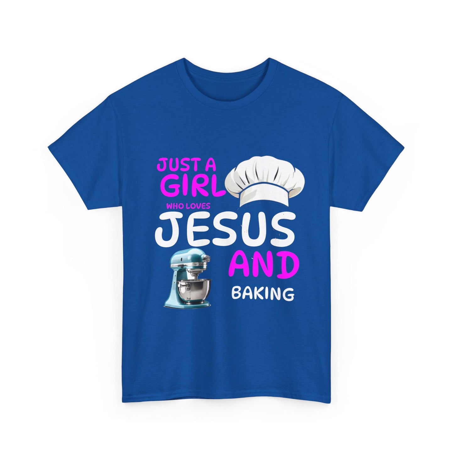 Jesus and Baking Unisex Heavy Cotton Tee - S-Mart Shop Smart Treasures