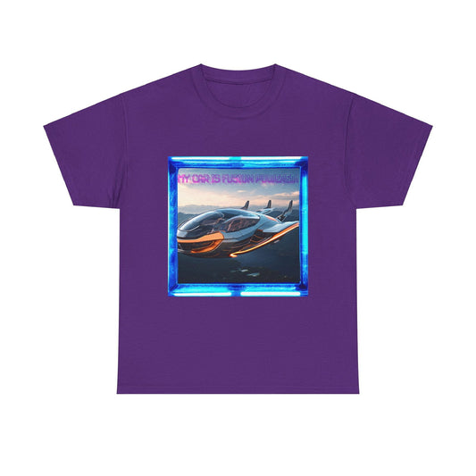 My Car Is Fusion Powered Unisex Heavy Cotton Tee - S-Mart Shop Smart Treasures