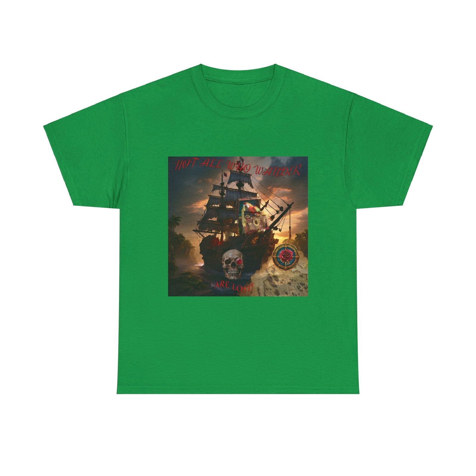 Not All Who Wander Are lost S-Mart Exclusive Unisex Heavy Cotton Tee - S-Mart Shop Smart Treasures