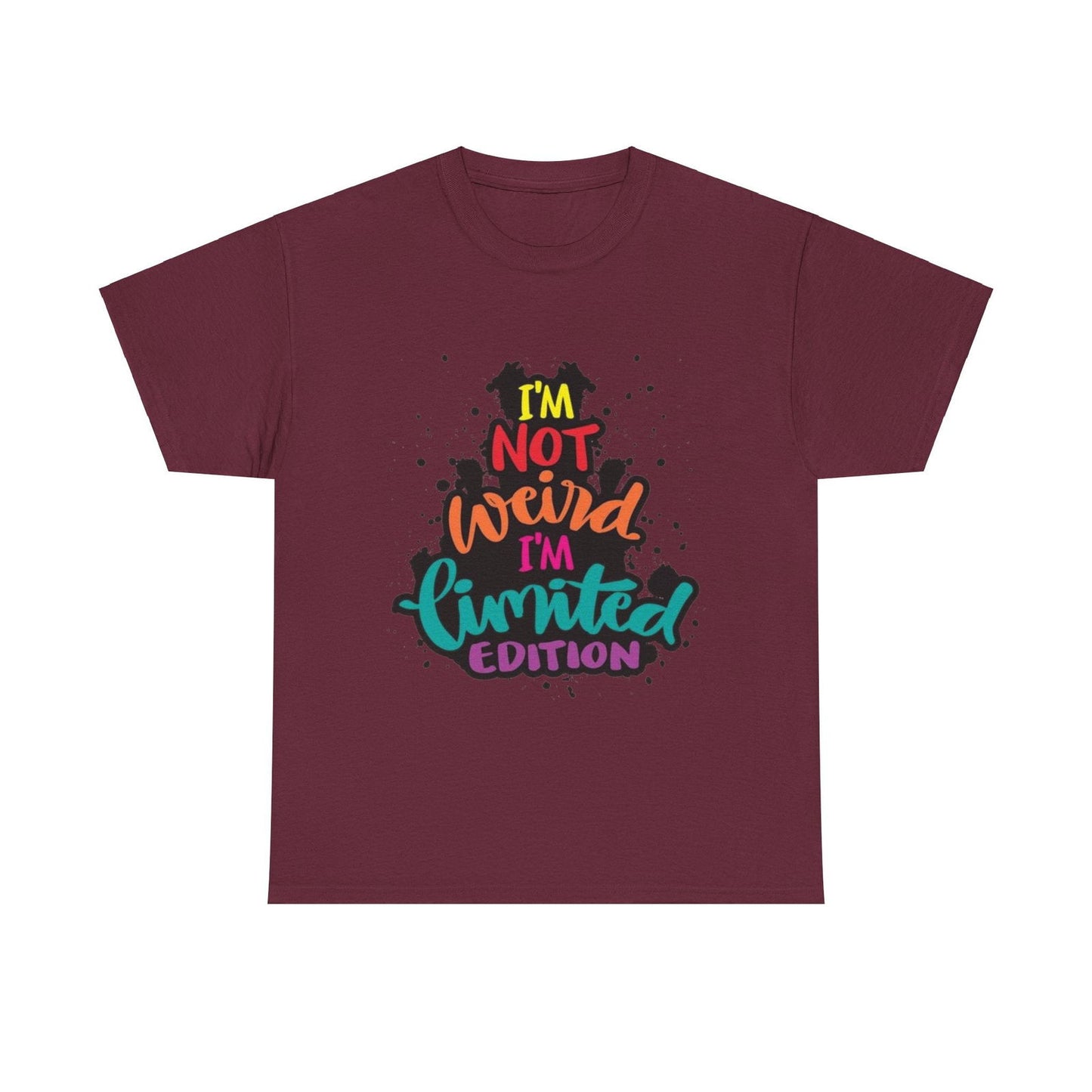 Not Weird Limited Edition Unisex Heavy Cotton Tee - S-Mart Shop Smart Treasures