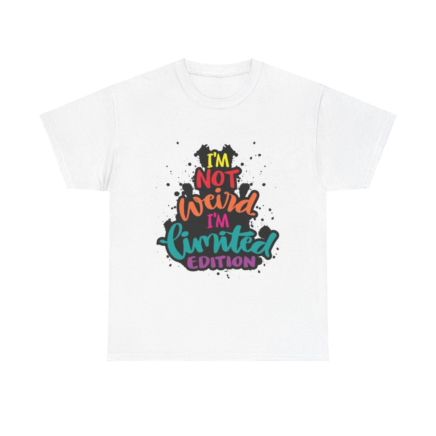 Not Weird Limited Edition Unisex Heavy Cotton Tee - S-Mart Shop Smart Treasures
