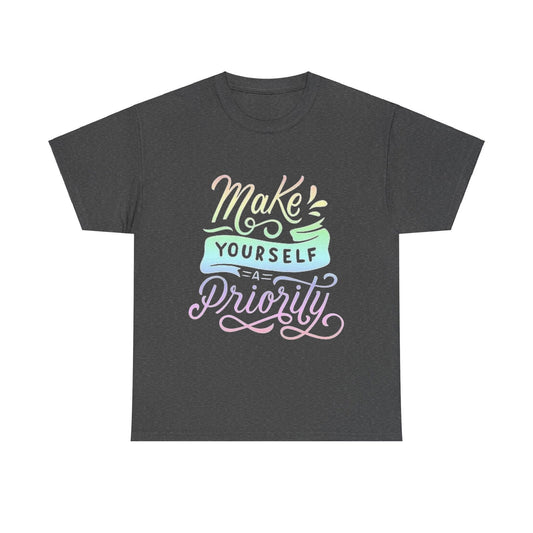 Priority Unisex Heavy Cotton Tee - S-Mart Shop Smart Treasures