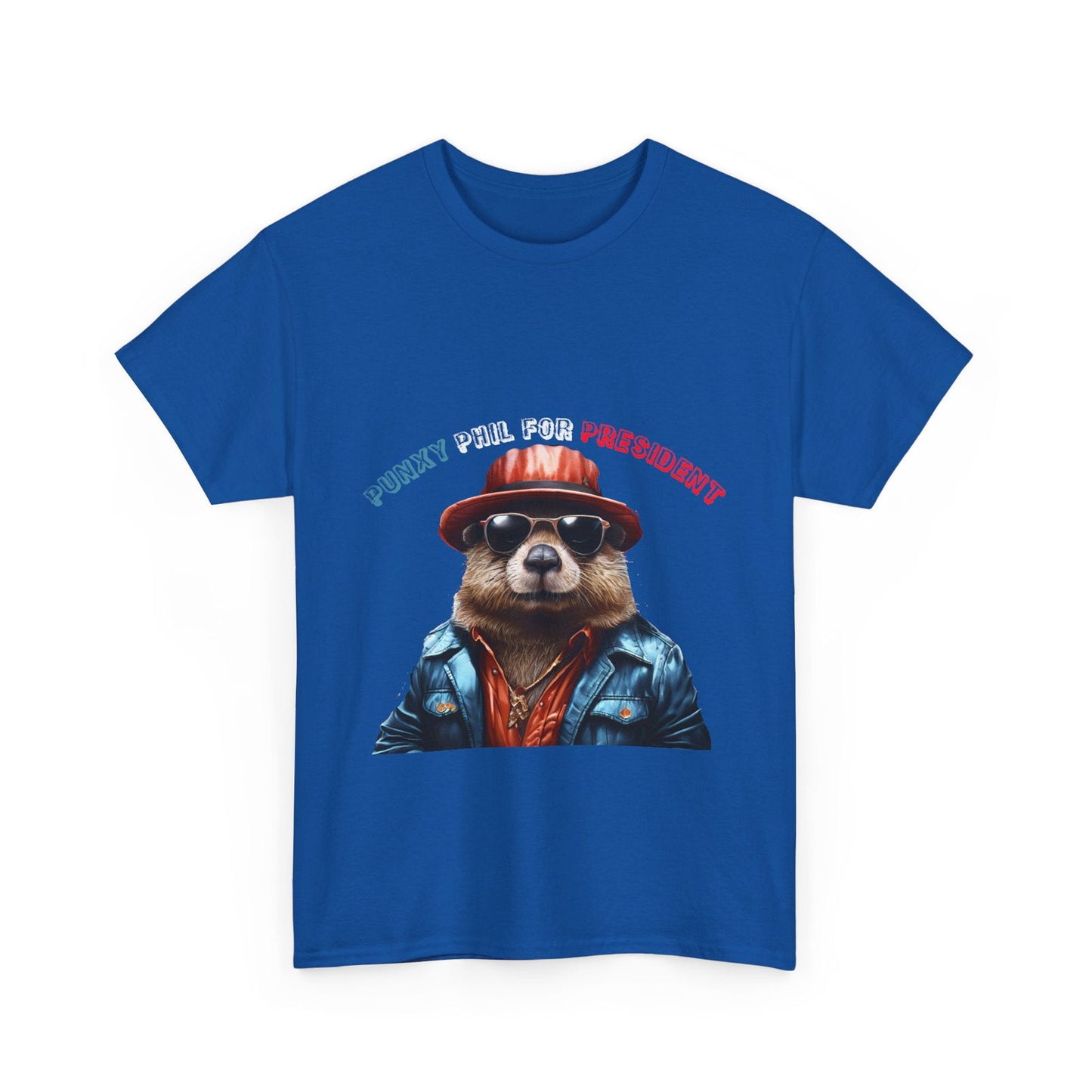 Punxy Phil For President Unisex Heavy Cotton Tee - S-Mart Shop Smart Treasures